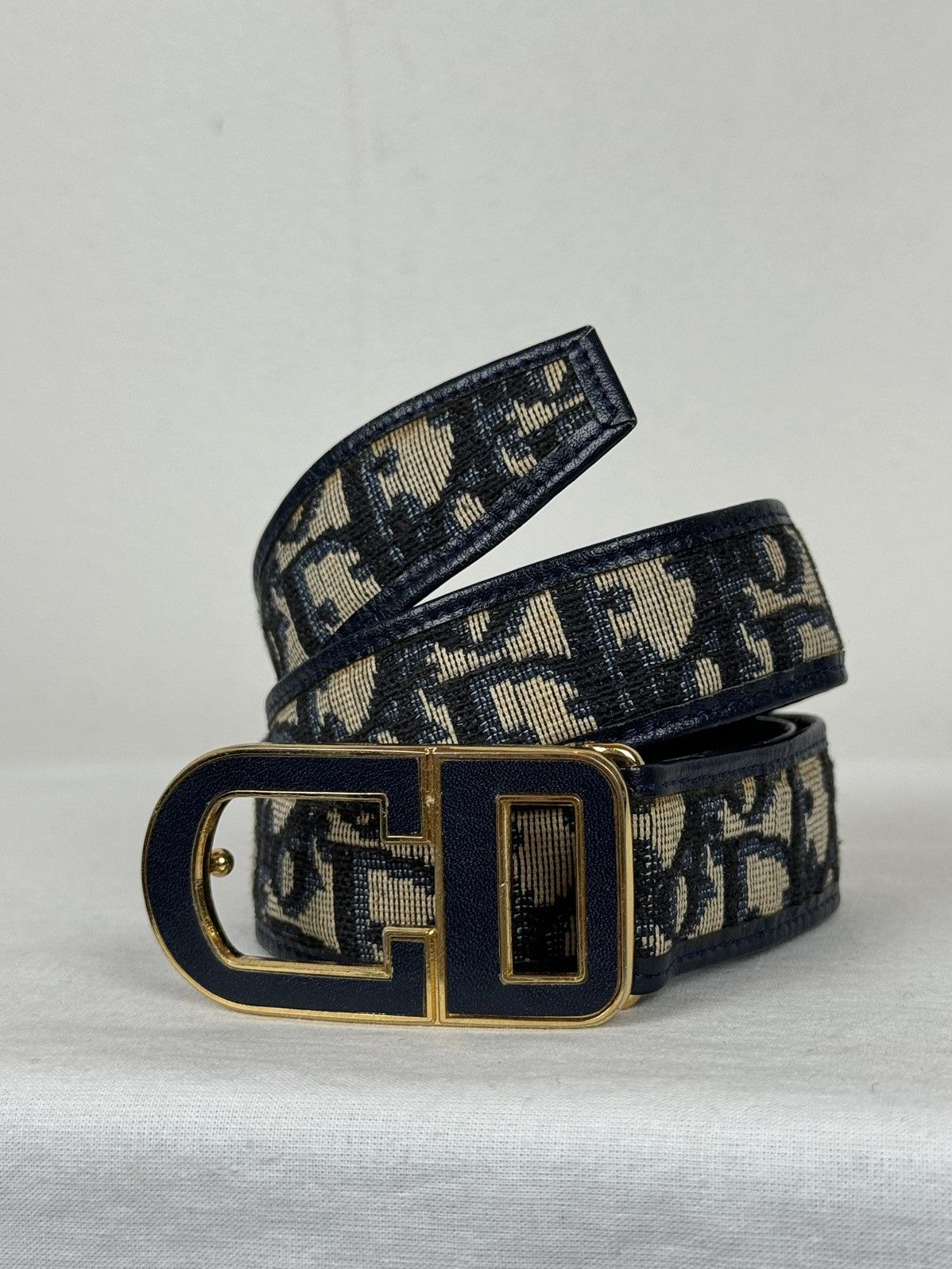Dior Leather belt Christian Dior CD original luxury casual item Size ONE SIZE - 1 Thumbnail