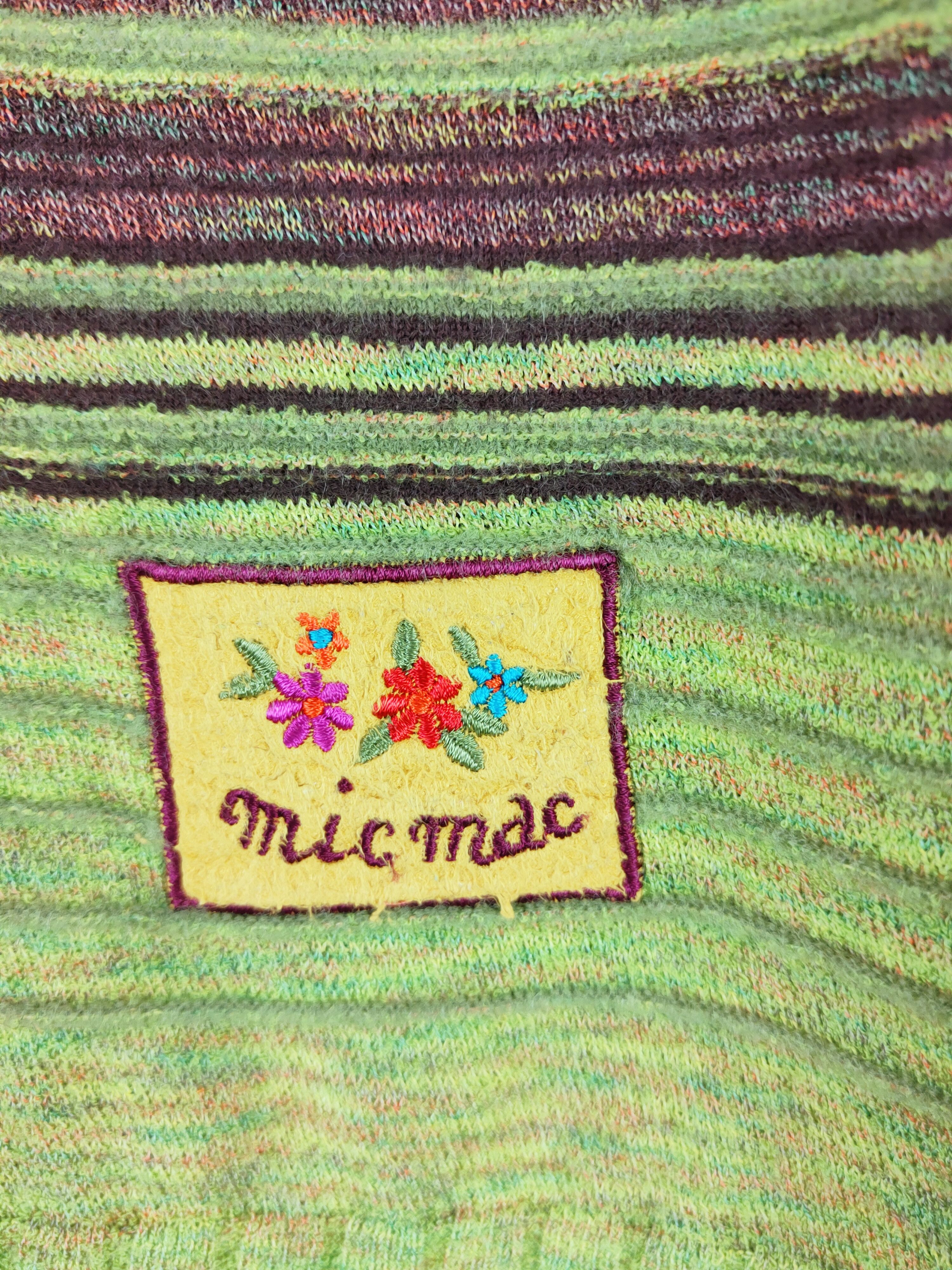 Homespun Knitwear × Japanese Brand × Vintage Japanese Brand Green Orange Knitwear Sweatshirts #W308 Size M / US 6-8 / IT 42-44 - 6 Thumbnail