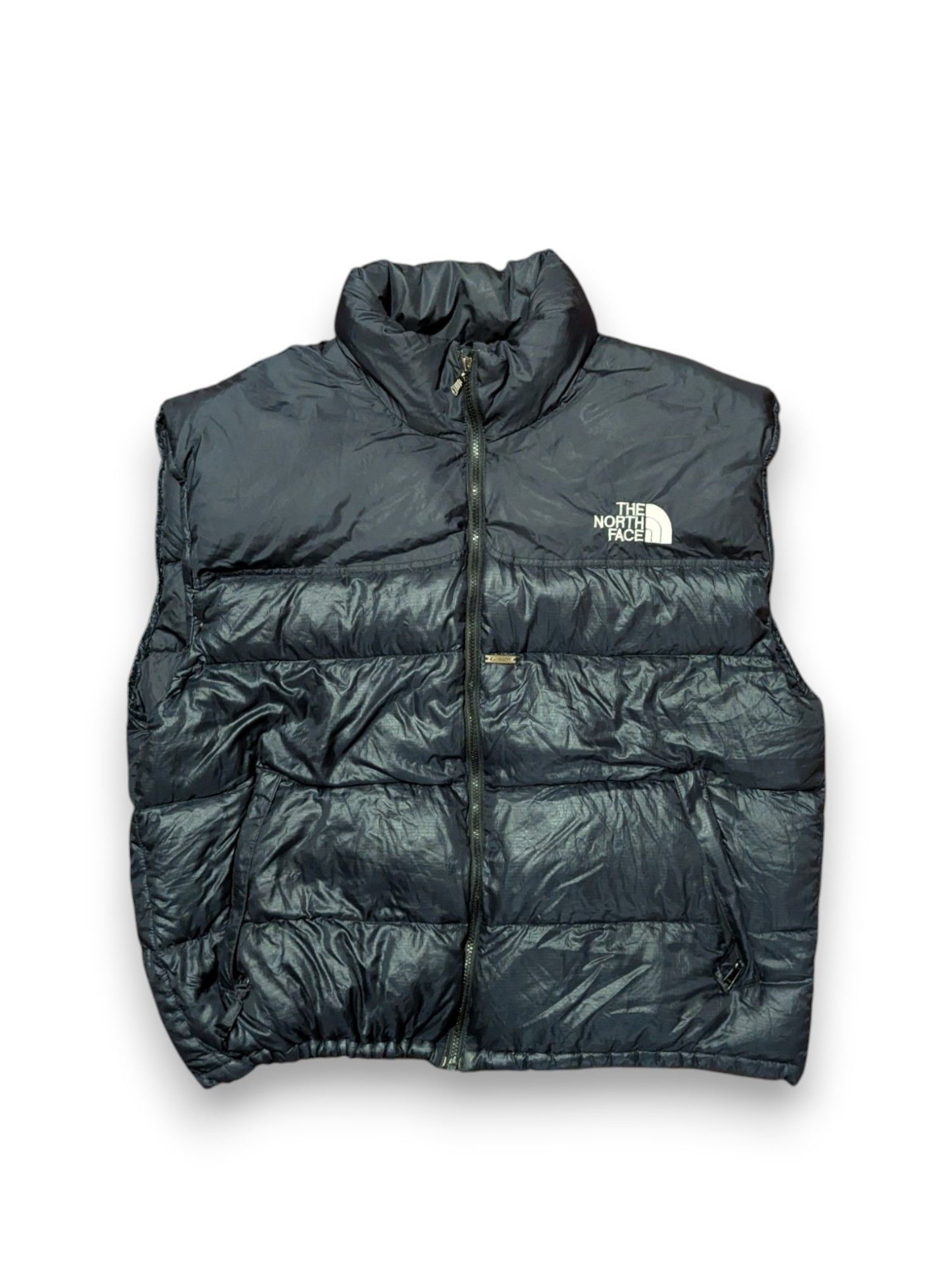 The North Face Vintage Down Vest Black Puffer Y2K Black