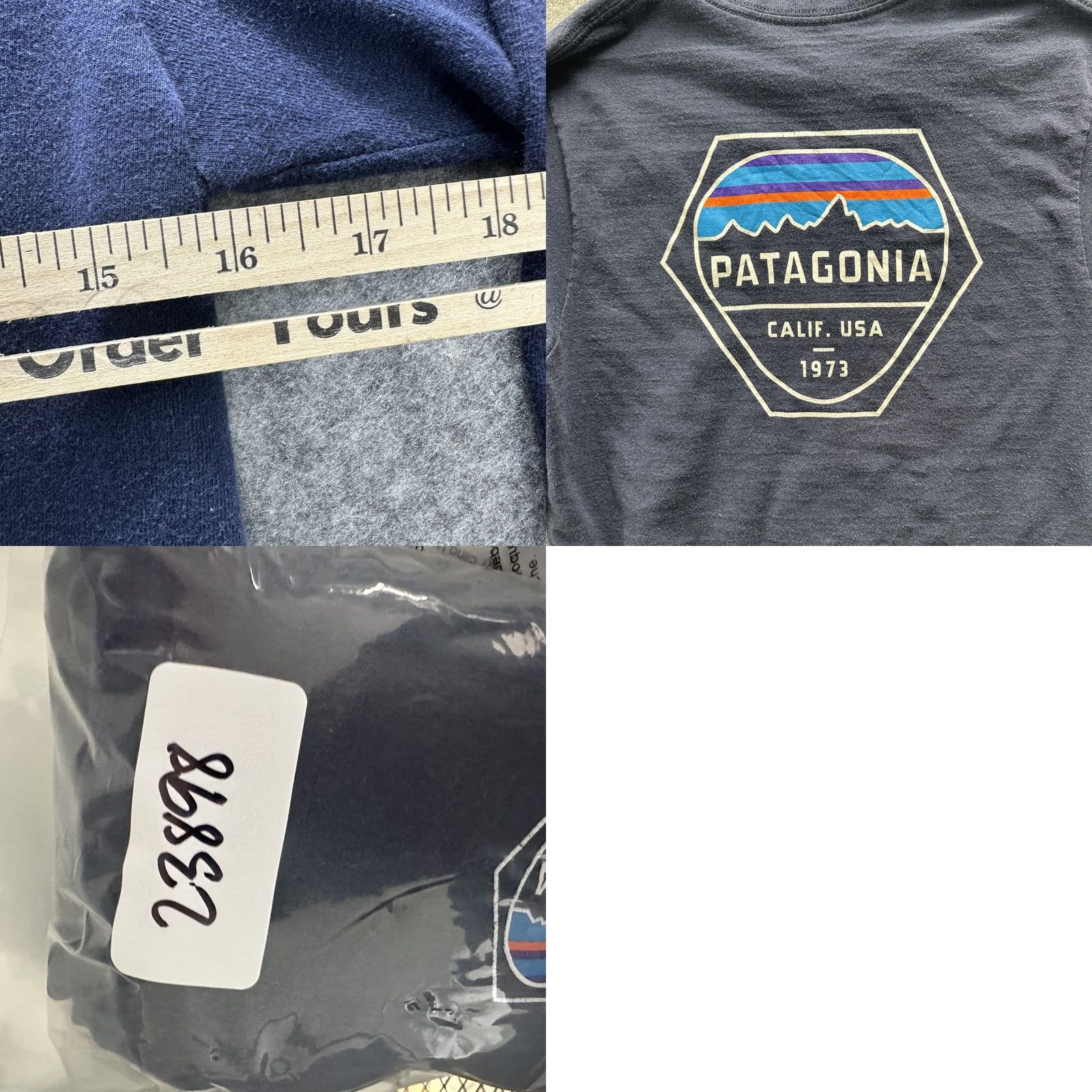 Patagonia Patagonia Shirt Mens XS Long Sleeve Cali USA 1973 Outdoor Hiking Logo Graphic Print Navy Blue T-Shirt Regular Womens? Size US XS / EU 42 / 0 - 8 Thumbnail