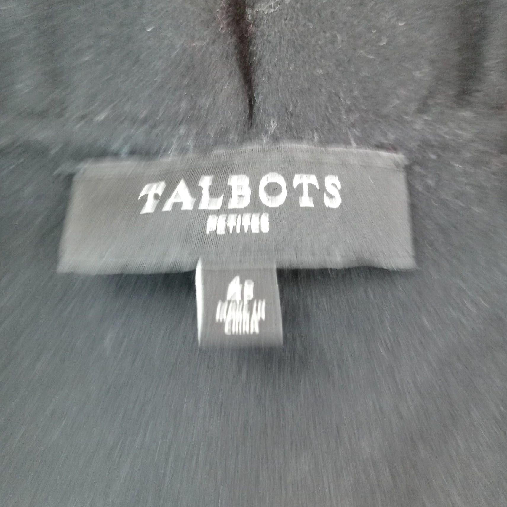 Talbots Talbots Blazer Jacket Womens Size 4 Petite Black Wool Pockets Ruffled Size S / US 4 / IT 40 - 5 Thumbnail