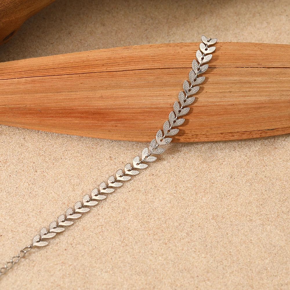 Jewelry Ear Wheat Arrow Chain Bracelet Size ONE SIZE - 2 Thumbnail