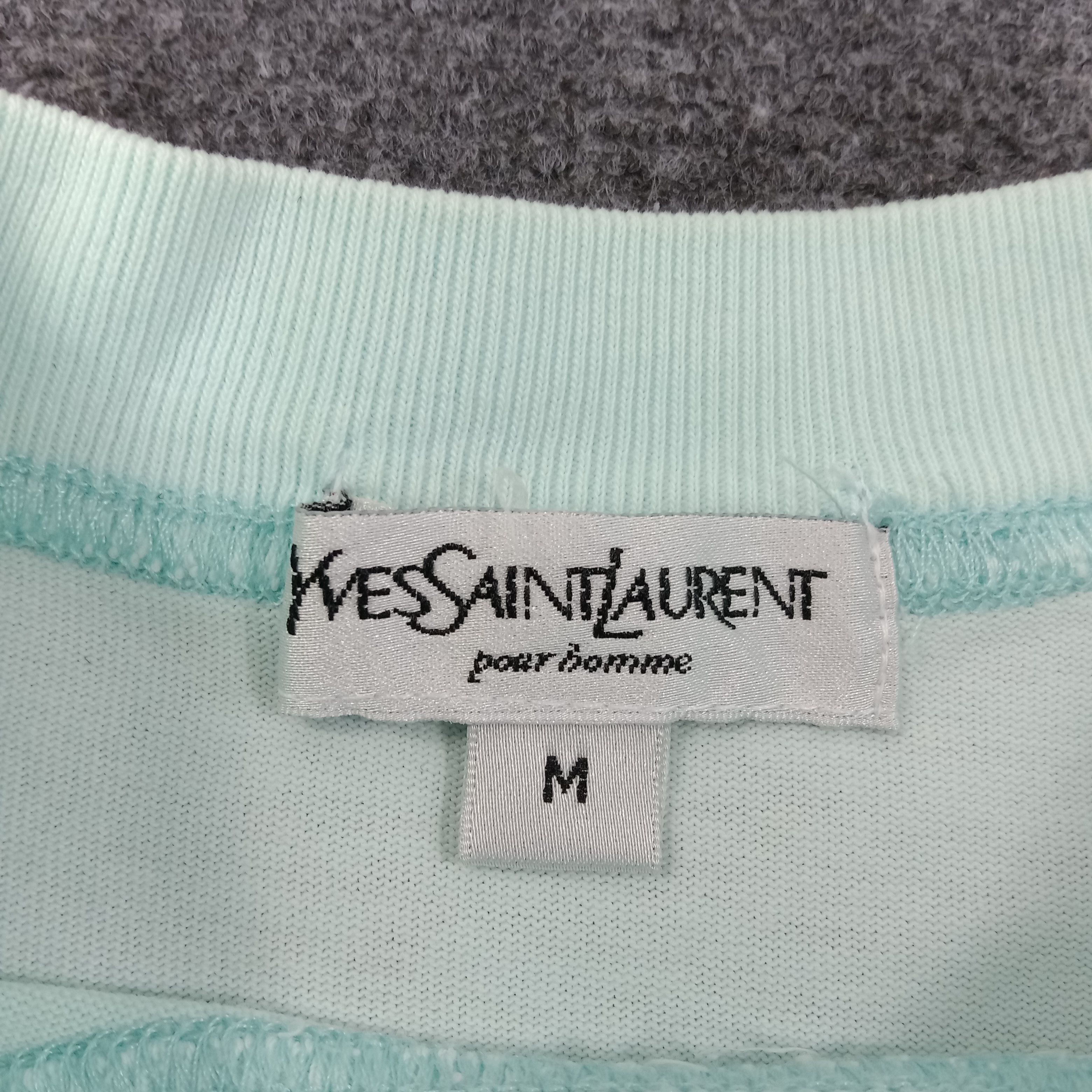 Yves Saint Laurent Yves Saint Laurent Italian Brand Tshirt C239N8 Size US L / EU 52-54 / 3 - 3 Thumbnail