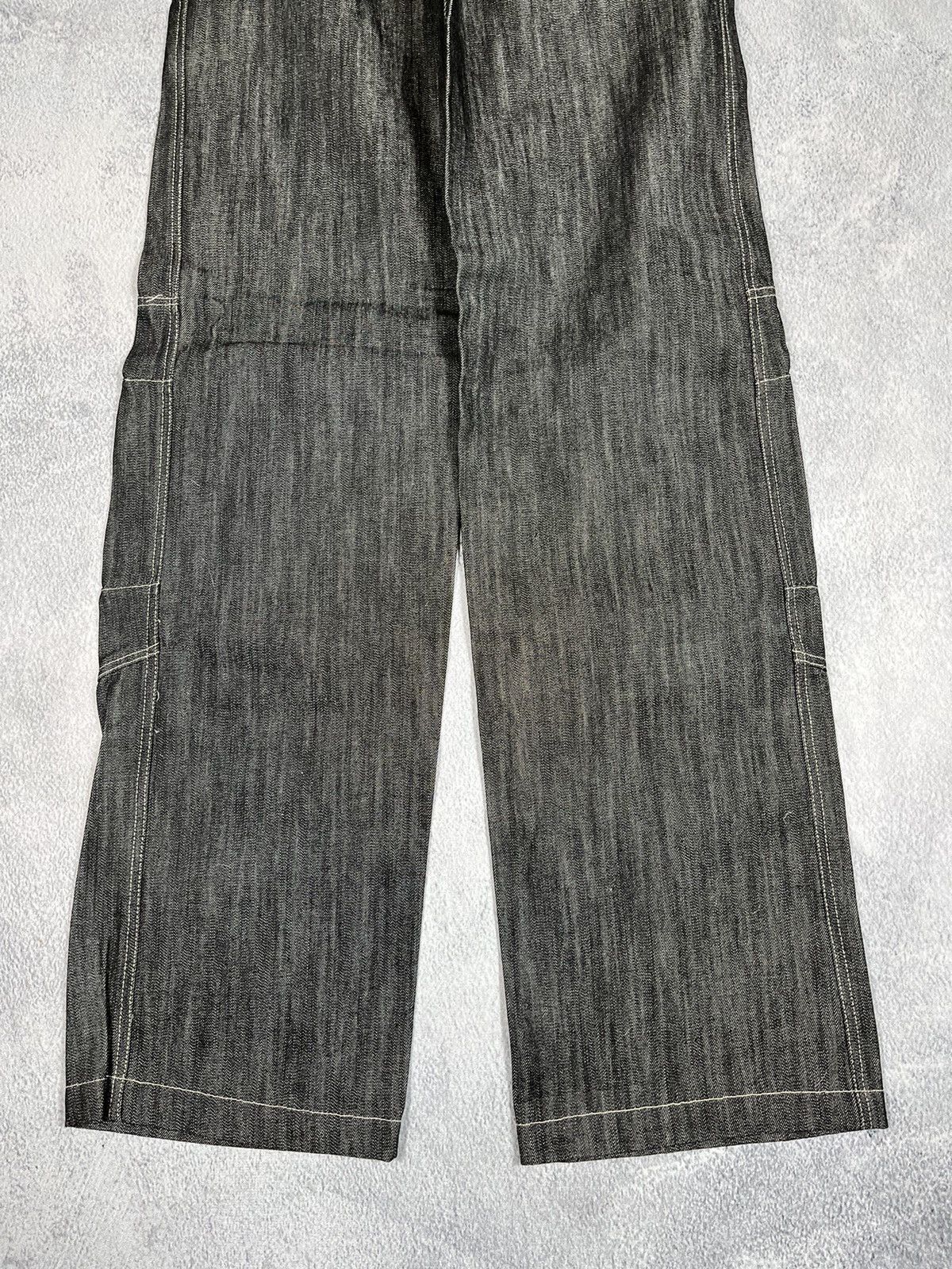 Japanese Brand × Vintage Vintage Y2K Japanese wide dongle knee jeans denim Size 26" / US 2 / IT 38 - 7 Thumbnail
