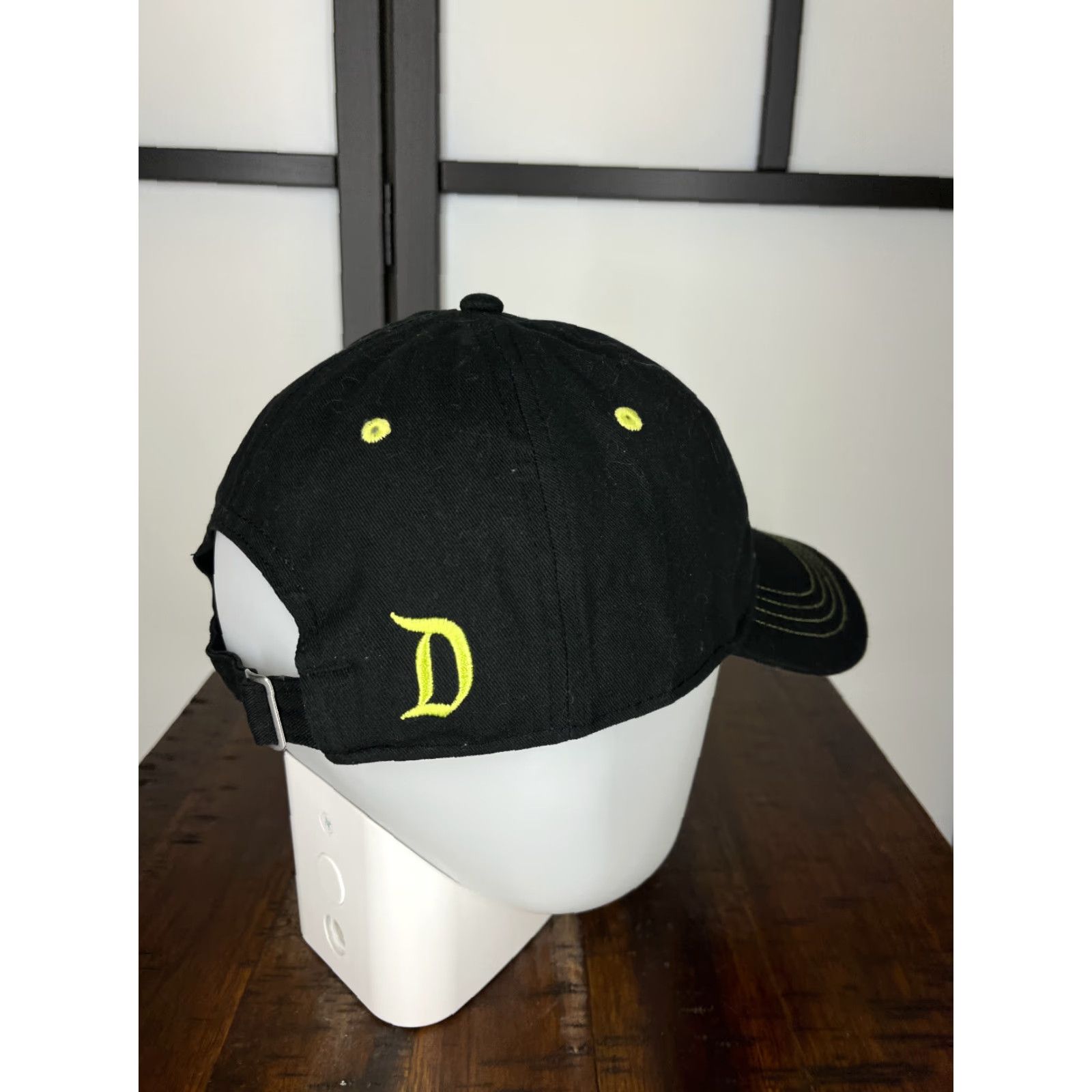 Disney Disney Hat Cap Strap Back One Size Black Cotton Mickey Logo Baseball Cap Mens Adults Adjustable Twill Color Black Disney Theme 100% Cotton Hat Cap Size ONE SIZE - 7 Thumbnail