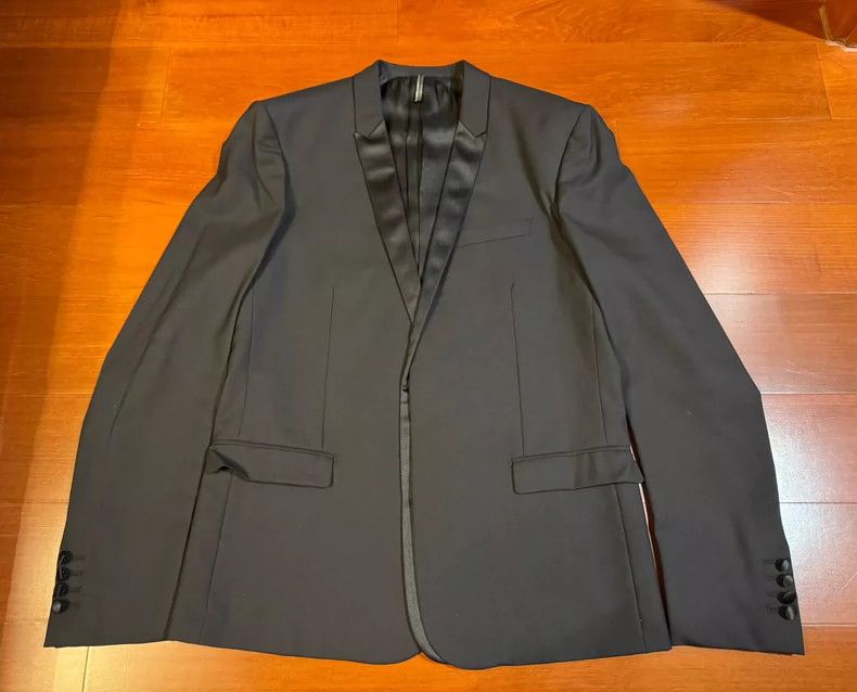 Dior Dior Black narrow-necked wool suit 2505-Nextarrow Size 50R - 1 Thumbnail