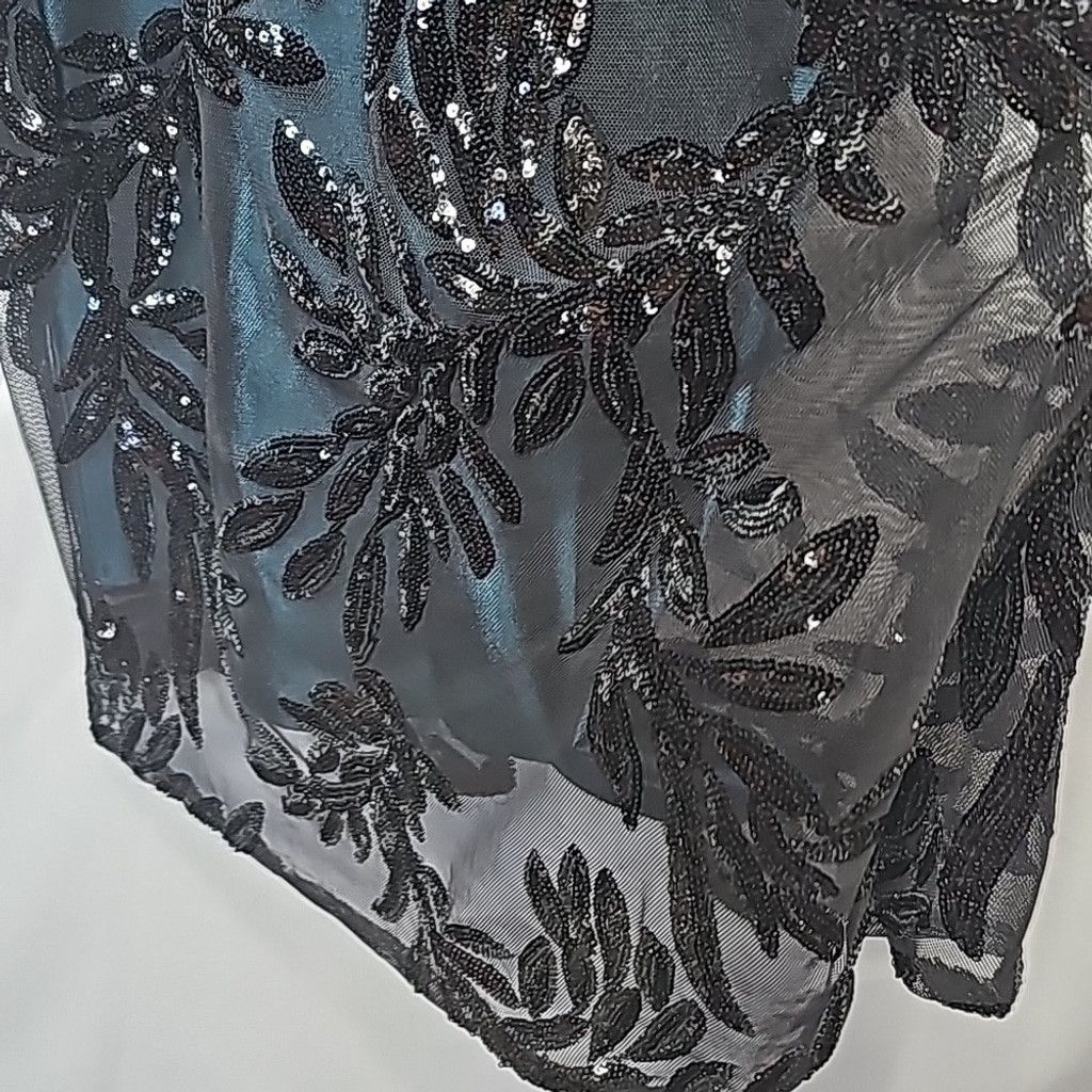 Alex Evenings NWOT Alex & Eve sequined halter midi sheath floral dress 10 Size M / US 6-8 / IT 42-44 - 6 Thumbnail