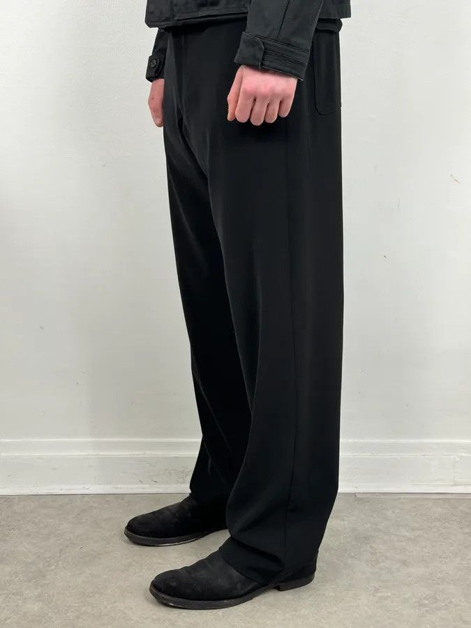 Armani Collezioni SS2006 Armani Collezioni Black Cozy Pants Size US 34 / EU 50 - 2 Thumbnail
