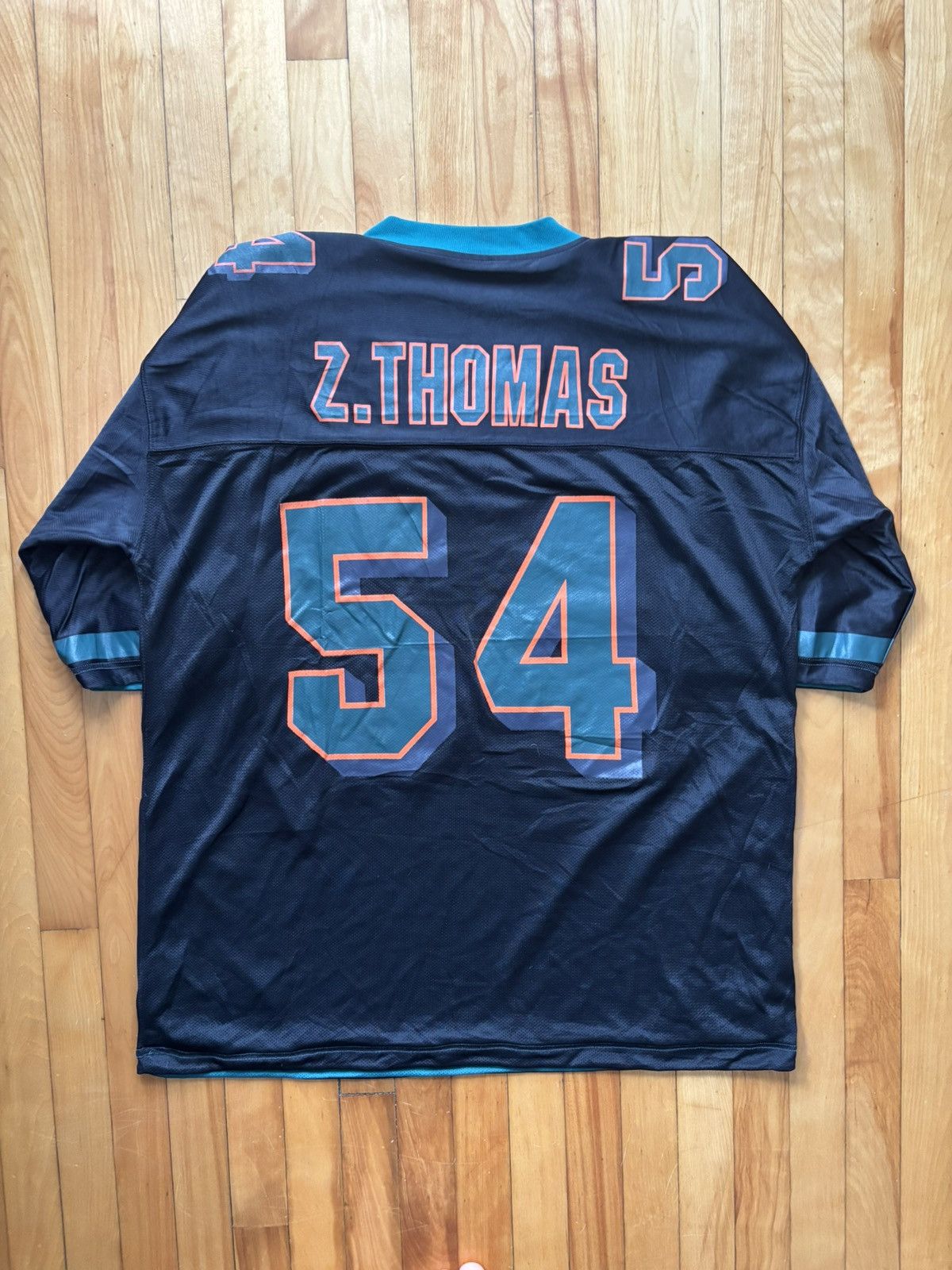 NFL Miami Dolphins Reversible Reebok Zach Thomas Jersey Size US XL / EU 56 / 4 - 4 Thumbnail
