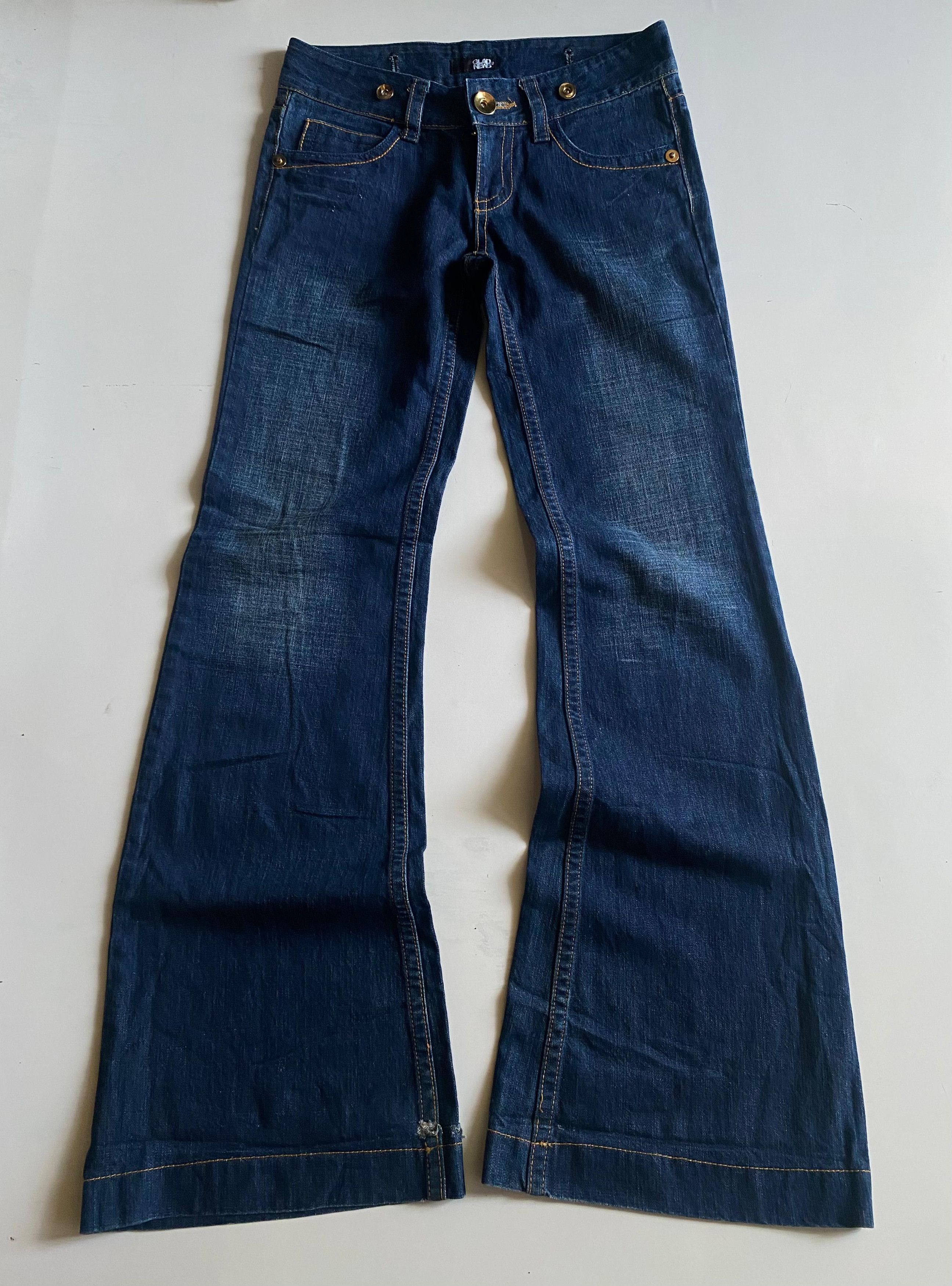 Le Grande Bleu (L.G.B.) SEND OFFER 💥 Glad News Super Flared Pants L.G.B Style Size US 28 / EU 44 - 1 Thumbnail