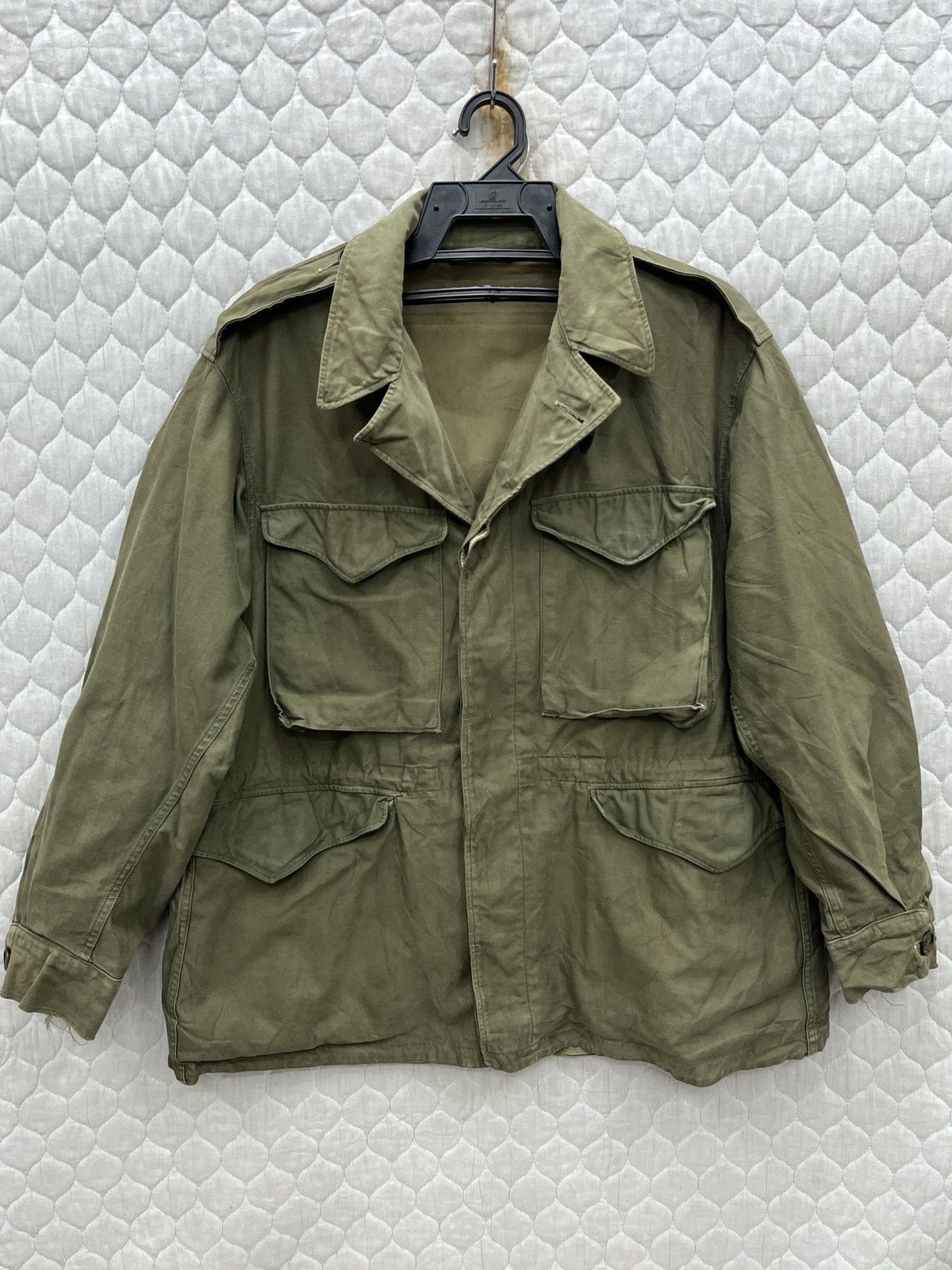 Vintage 🔥🔥🔥STEALS VINTAGE US MILITARY M43 FIELD JACKET Size US M / EU 48-50 / 2 - 2 Thumbnail
