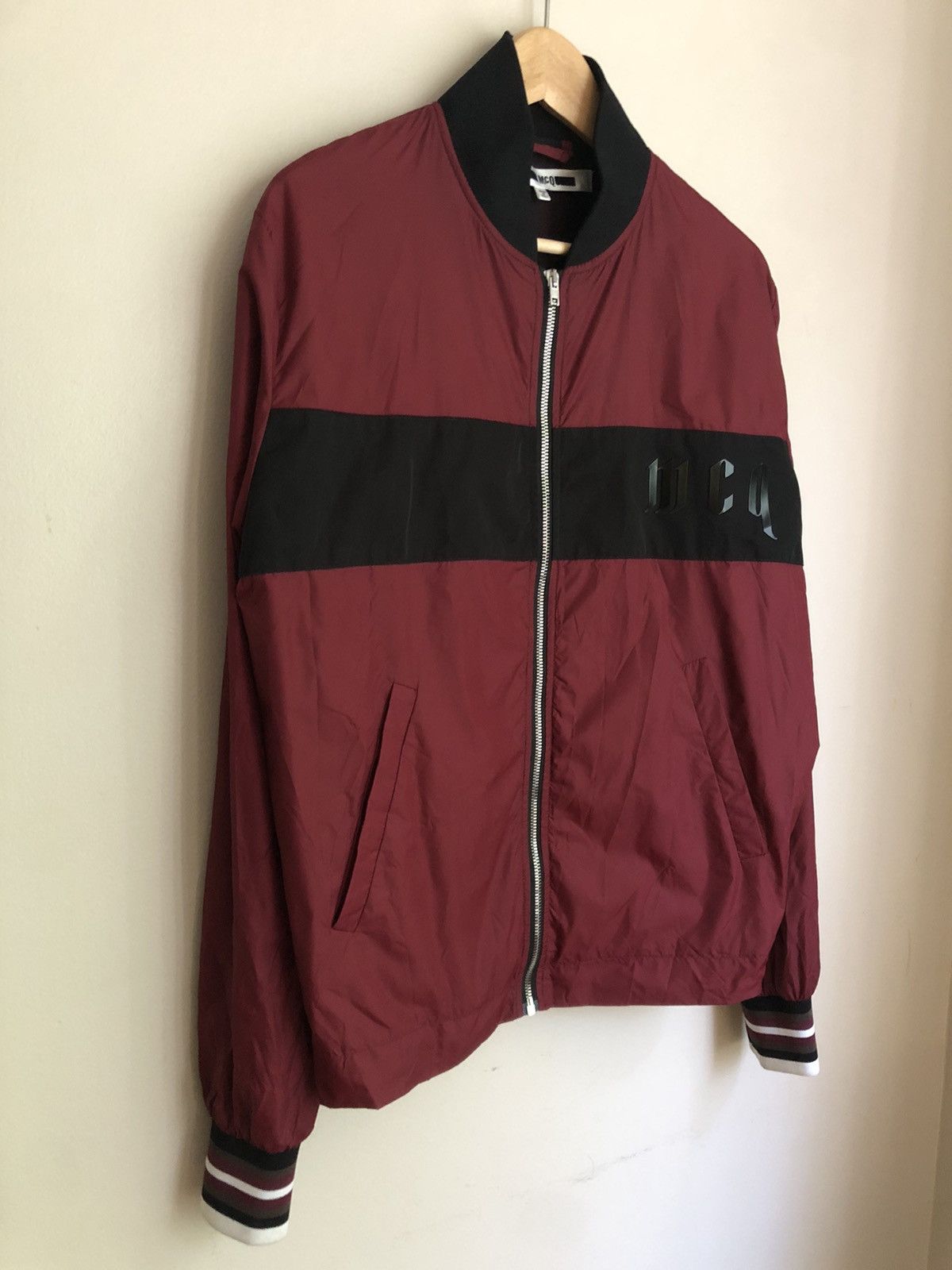Alexander McQueen McQ Alexander McQueen Oxblood Logo Windbreaker Size US M / EU 48-50 / 2 - 2 Thumbnail
