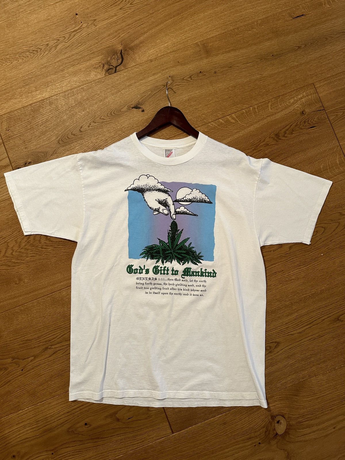 Vintage *RARE* Gods Gift to Menkind Tee Size US XL / EU 56 / 4 - 1 Thumbnail
