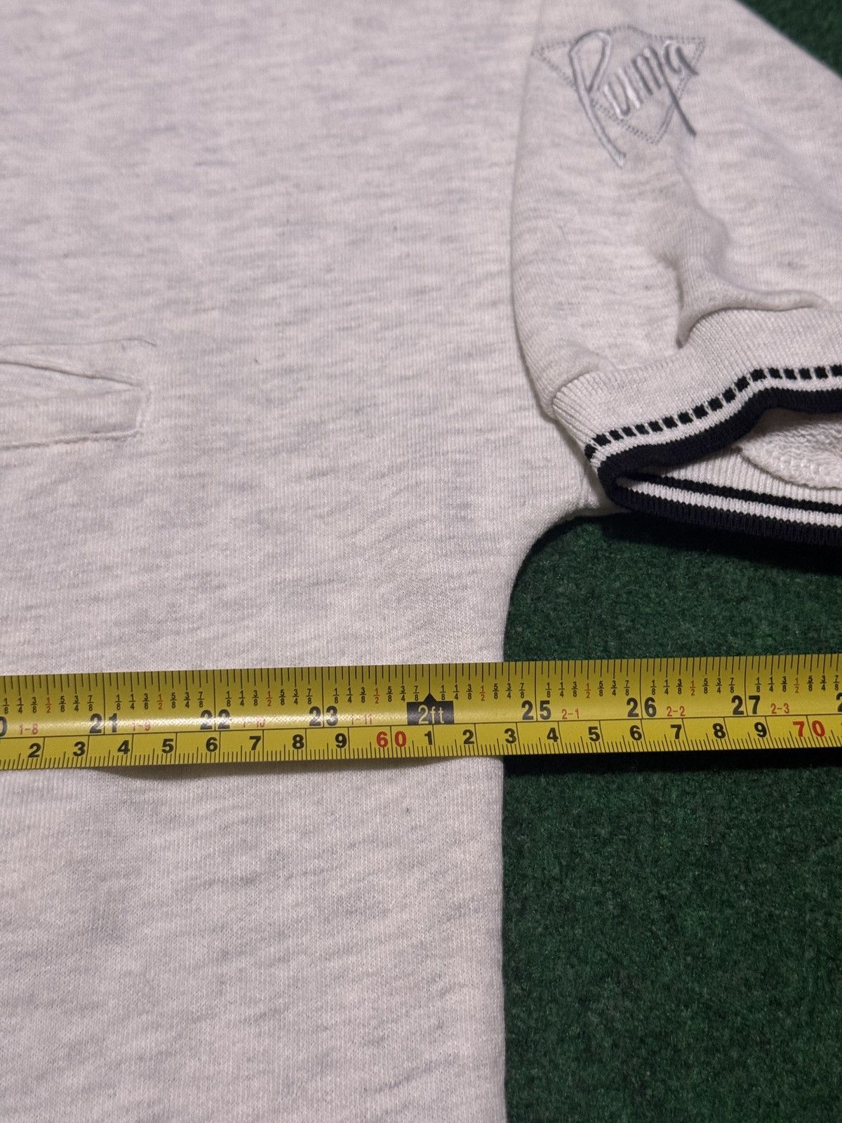 Puma Puma Vintage Sweatshirt 80s 90s Short Sleeve M/L Boxy 25x28 Size US L / EU 52-54 / 3 - 7 Thumbnail