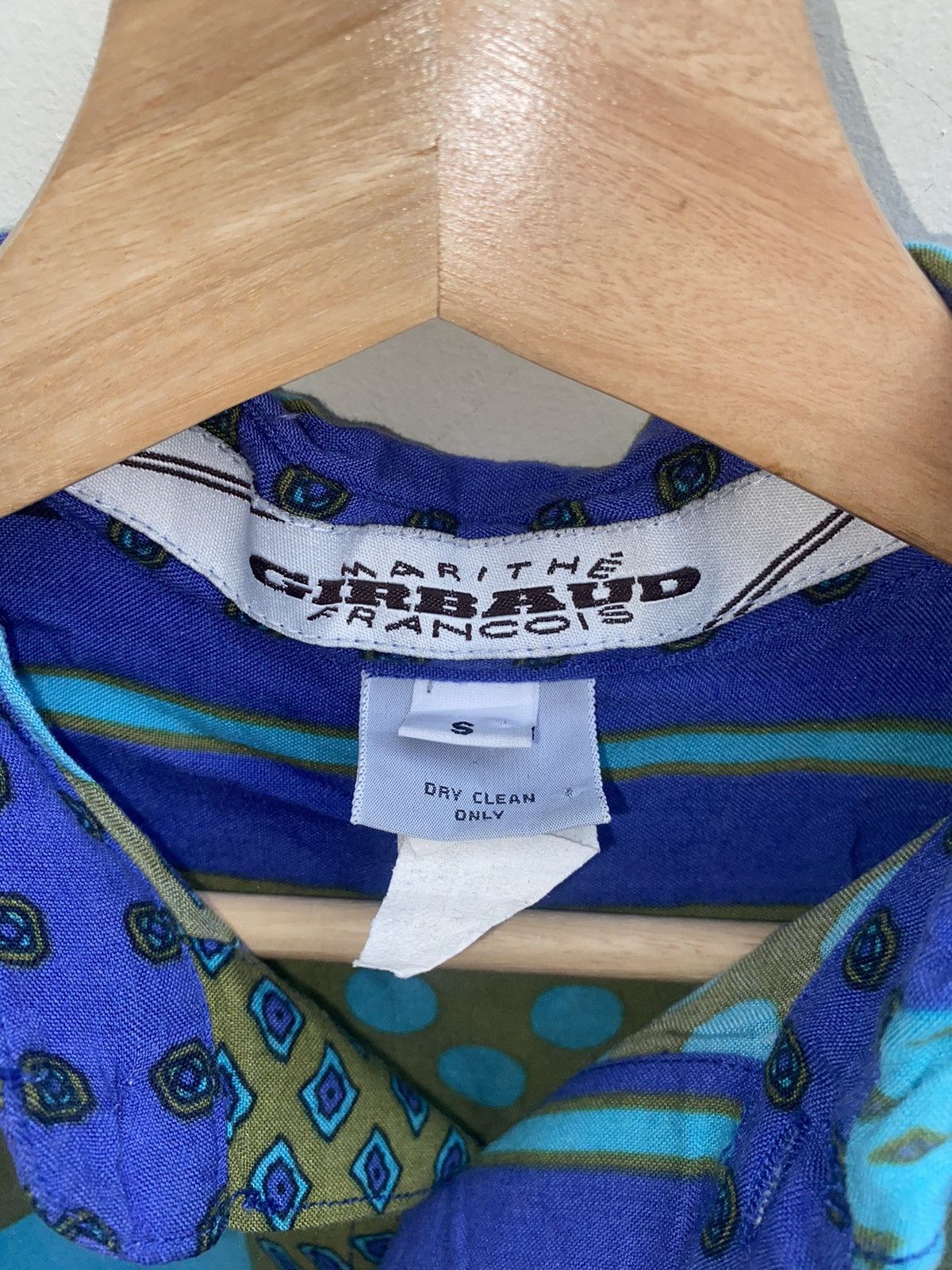 Tornado Mart 1990s Marithe Francoise Girbaud - Geometric Oversize Shirt Size US S / EU 44-46 / 1 - 5 Thumbnail
