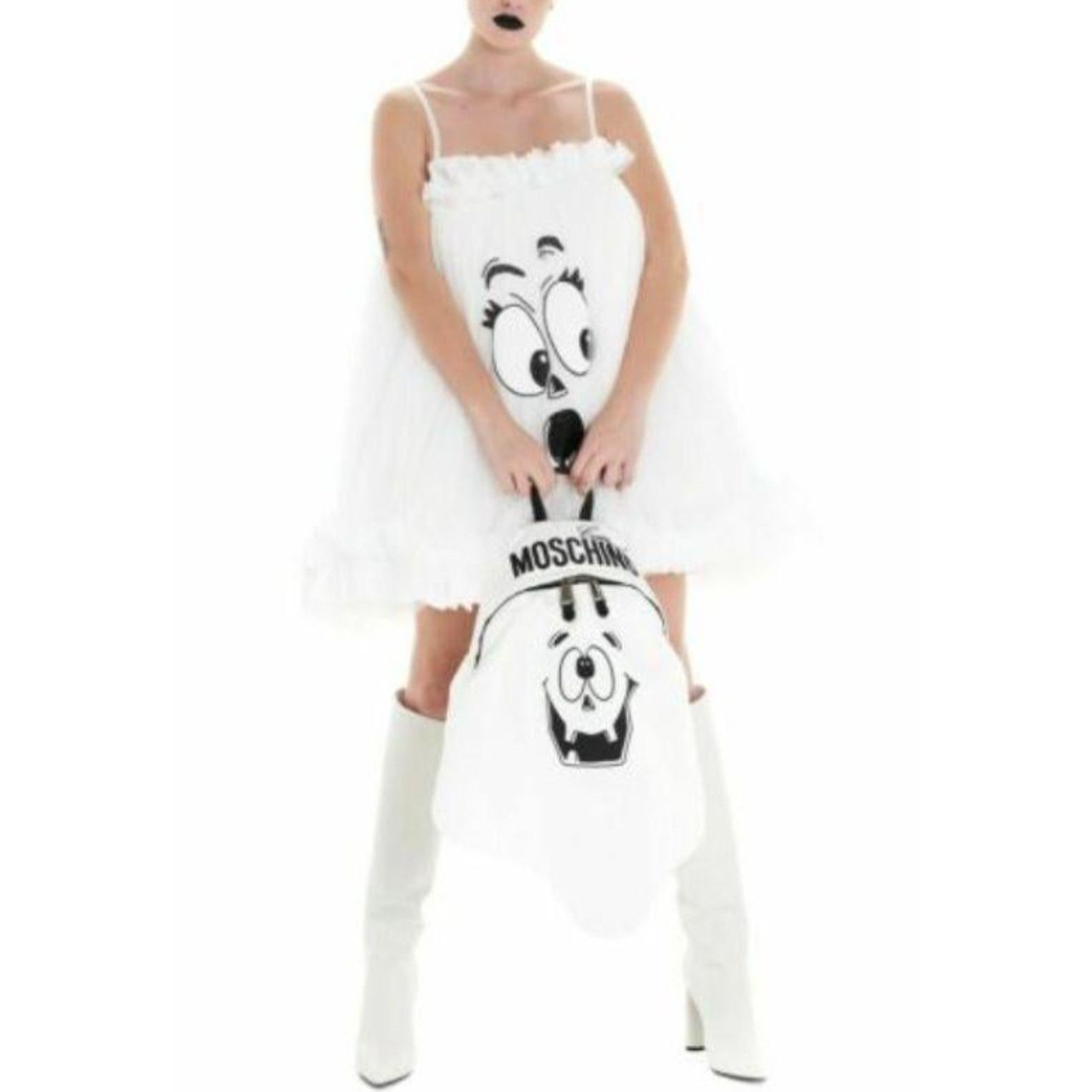 Moschino SS20 MOSCHINO Couture Jeremy Scott Pumpkin Ghost Backpack Size ONE SIZE - 4 Thumbnail
