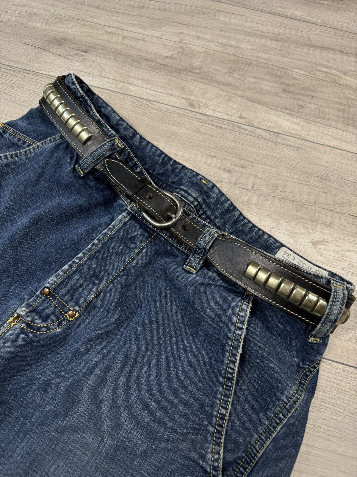 If Six Was Nine VINTAGE Y2K JAPANESE BELT ALT GOTH PUNK RAVE KANYE STYLE Size ONE SIZE - 1 Thumbnail