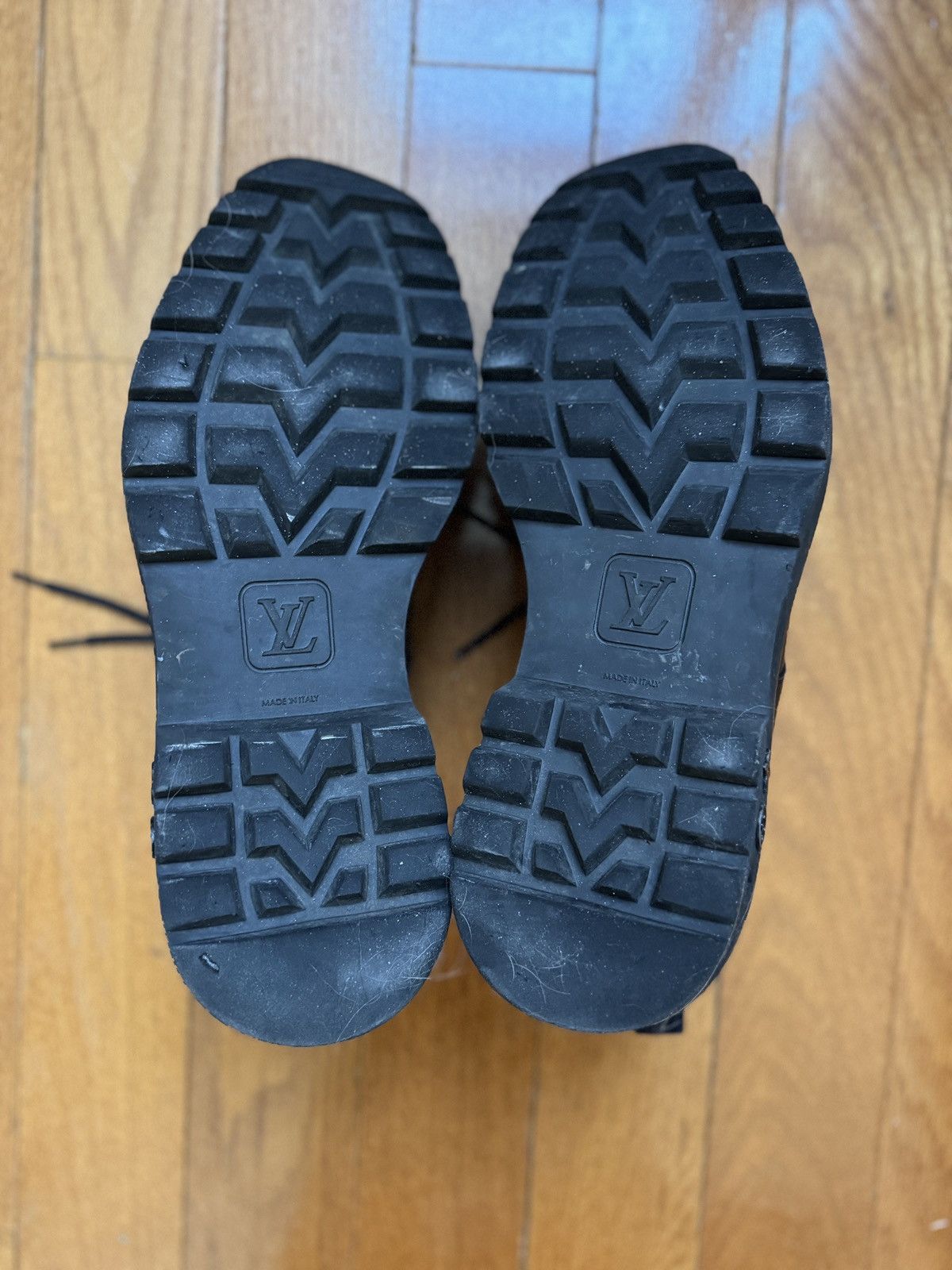 Louis Vuitton Louis Vuitton LV Monogram Leather Derby Shoe Size US 10.5 / EU 43-44 - 9 Thumbnail