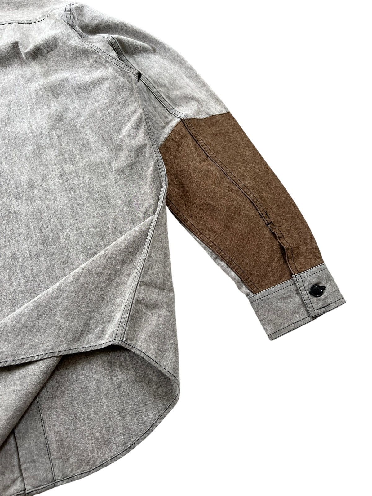N.Hoolywood N. Hoolywood Sleeve Pocket Button Up Shirt Size US M / EU 48-50 / 2 - 10 Thumbnail