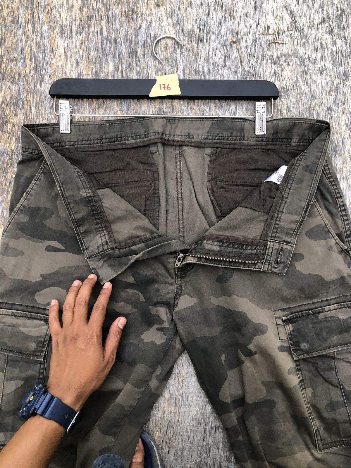 Japanese Brand Camouflage Cargo Multipocket Tactical Utility Pants W37xL37 Size US 37 - 5 Thumbnail