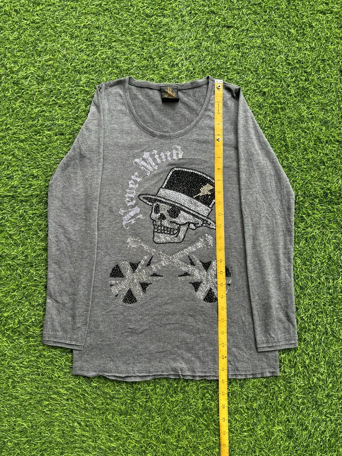 Hysteric Glamour Y2k Skull Never Mind Punk style Longsleeve Size US S / EU 44-46 / 1 - 8 Thumbnail