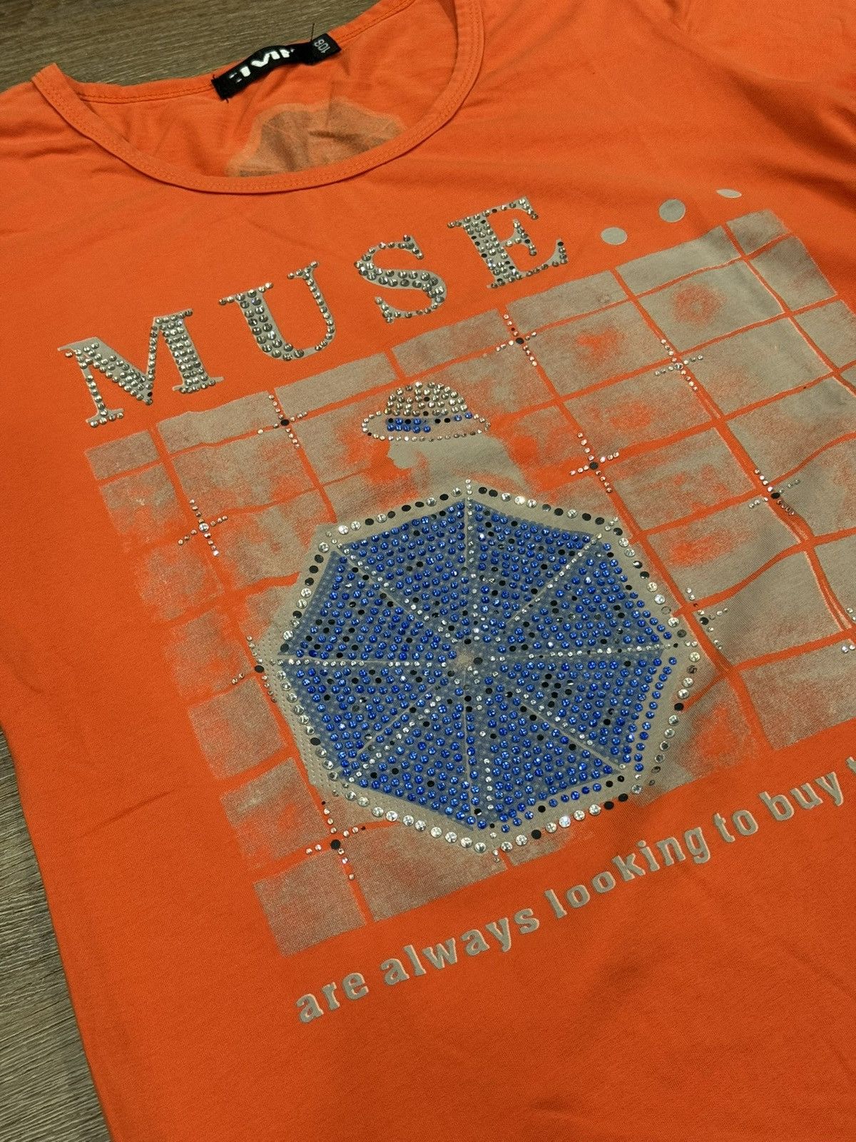 Japanese Brand Japanese Brand Rhinestone T shirt Size M / US 6-8 / IT 42-44 - 8 Thumbnail