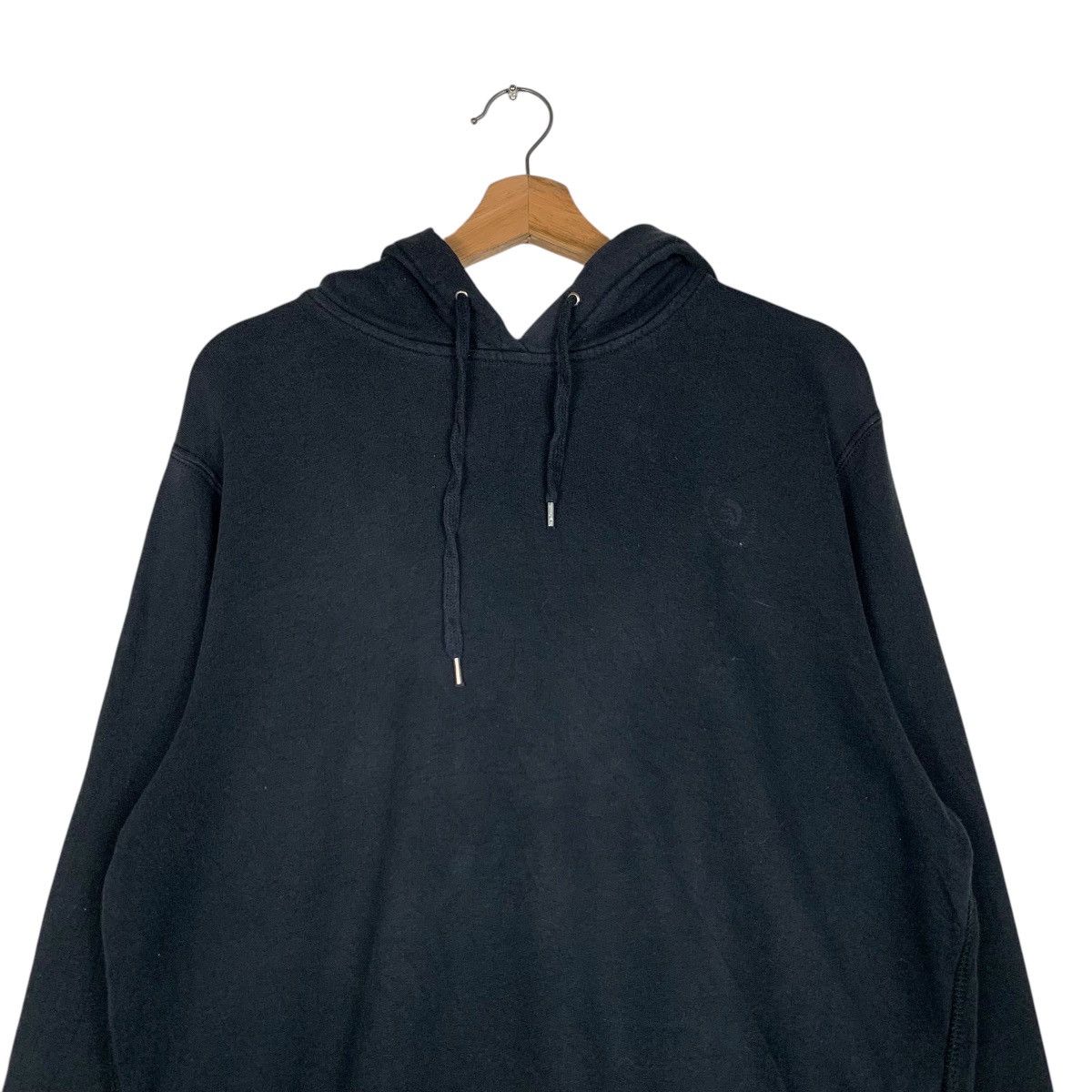 Diesel DIESEL All Black Big Logo Pullover Hoodies #1485-C67 Size US L / EU 52-54 / 3 - 5 Thumbnail