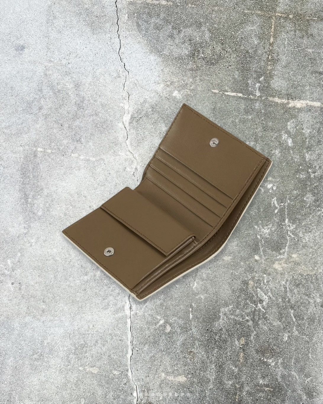 Marni LEATHER BIFOLD WALLET WITH MARNI MENDING Size ONE SIZE - 3 Thumbnail