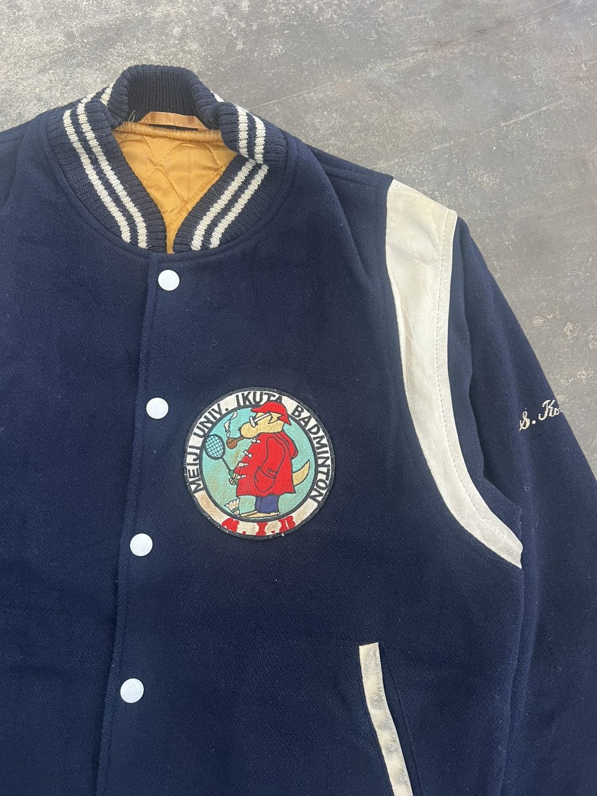 Japanese Brand Vintage Jofre Meiji Univ. Varsity Jacket Size US L / EU 52-54 / 3 - 8 Thumbnail