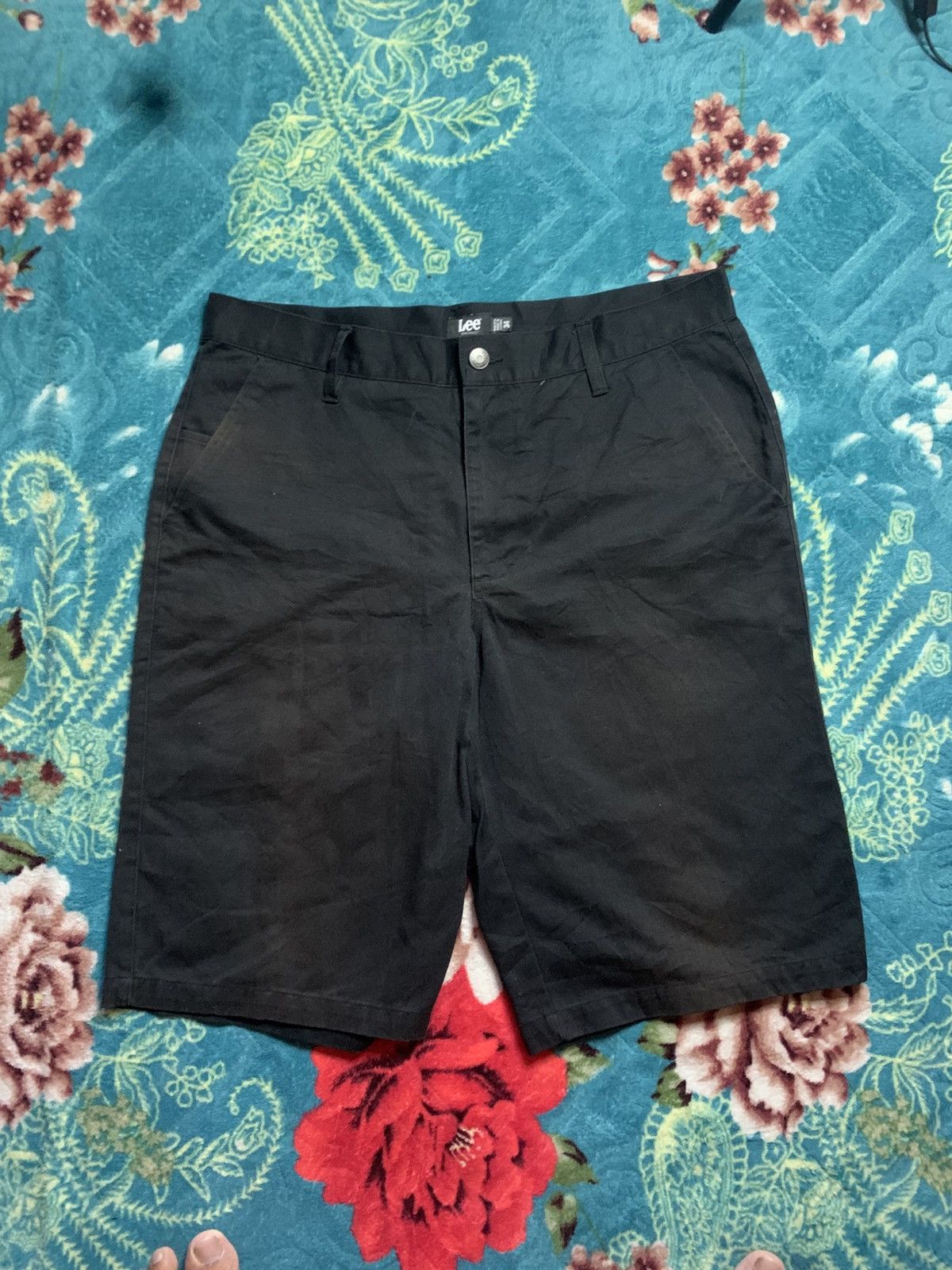 Lee Lee Uniform Workwear Chino Short 34 Black Size US 34 / EU 50 - 1 Thumbnail