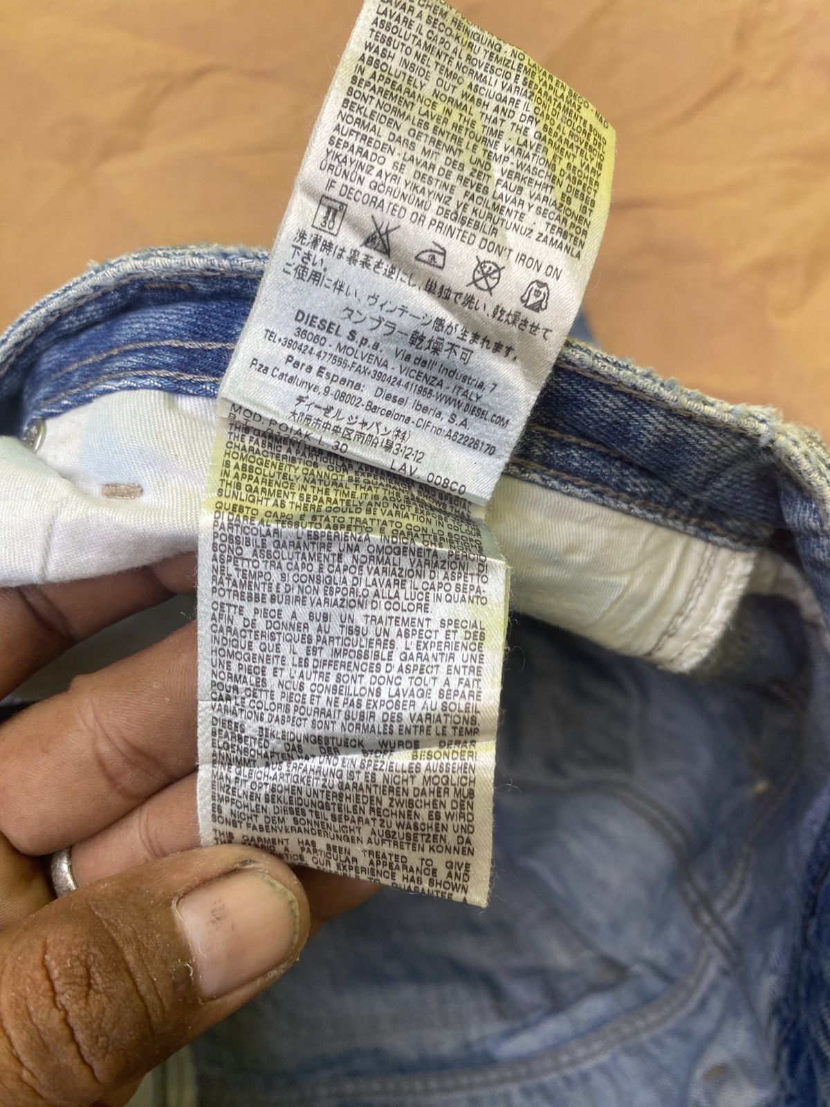 Diesel Vintage diesel industry denim Size US 33 - 8 Thumbnail