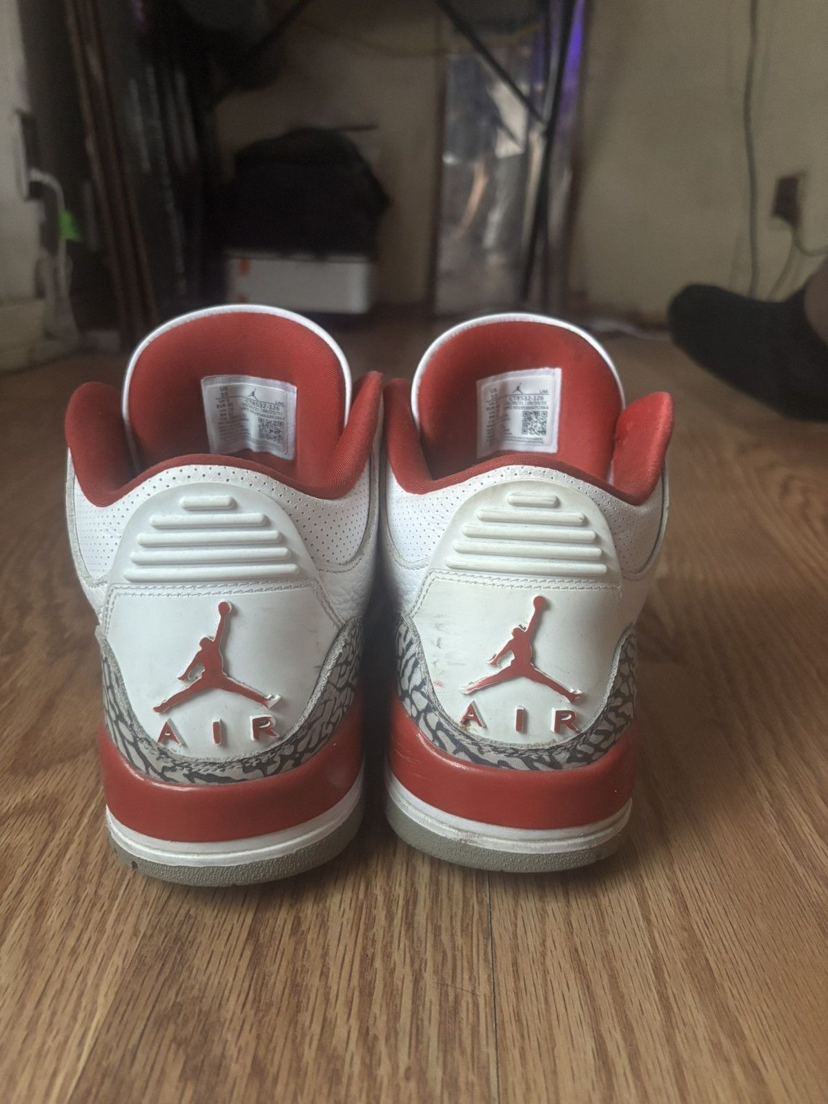 Jordan Brand Cardinal Red Jordan 3’s Size US 9.5 / EU 42-43 - 4 Thumbnail