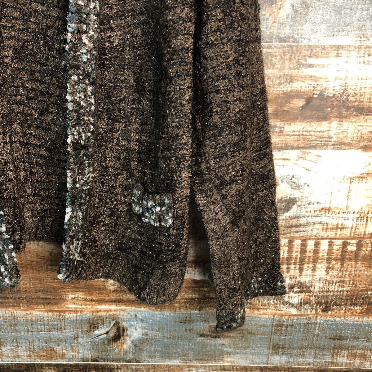 Homespun Knitwear × Japanese Brand Bambole Dark Brown Cardigan Knitwear #A1315 Size M / US 6-8 / IT 42-44 - 8 Thumbnail