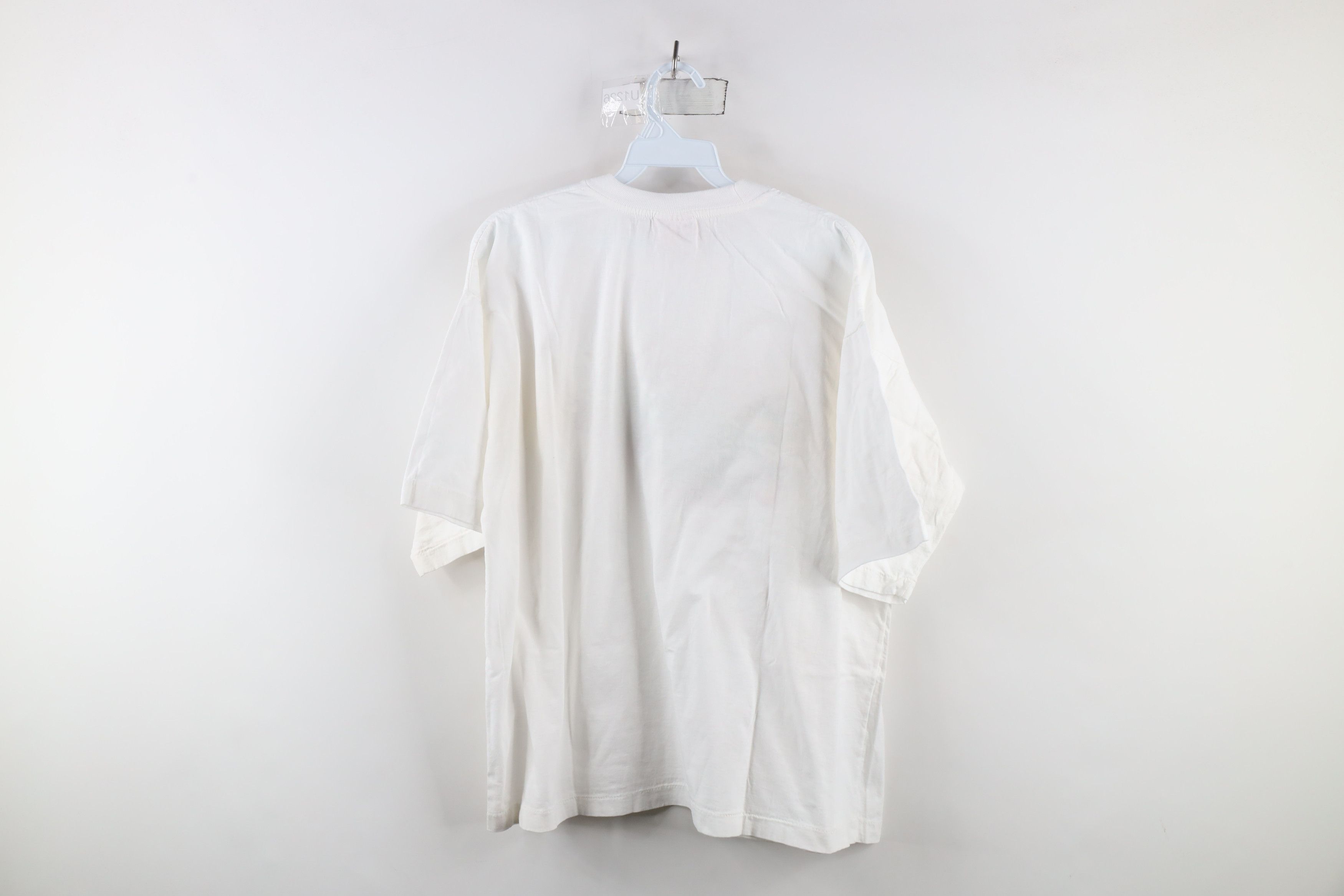 Vintage Vintage 90s Streetwear Singapore Flower T-Shirt White Cotton Size US XL / EU 56 / 4 - 11 Thumbnail