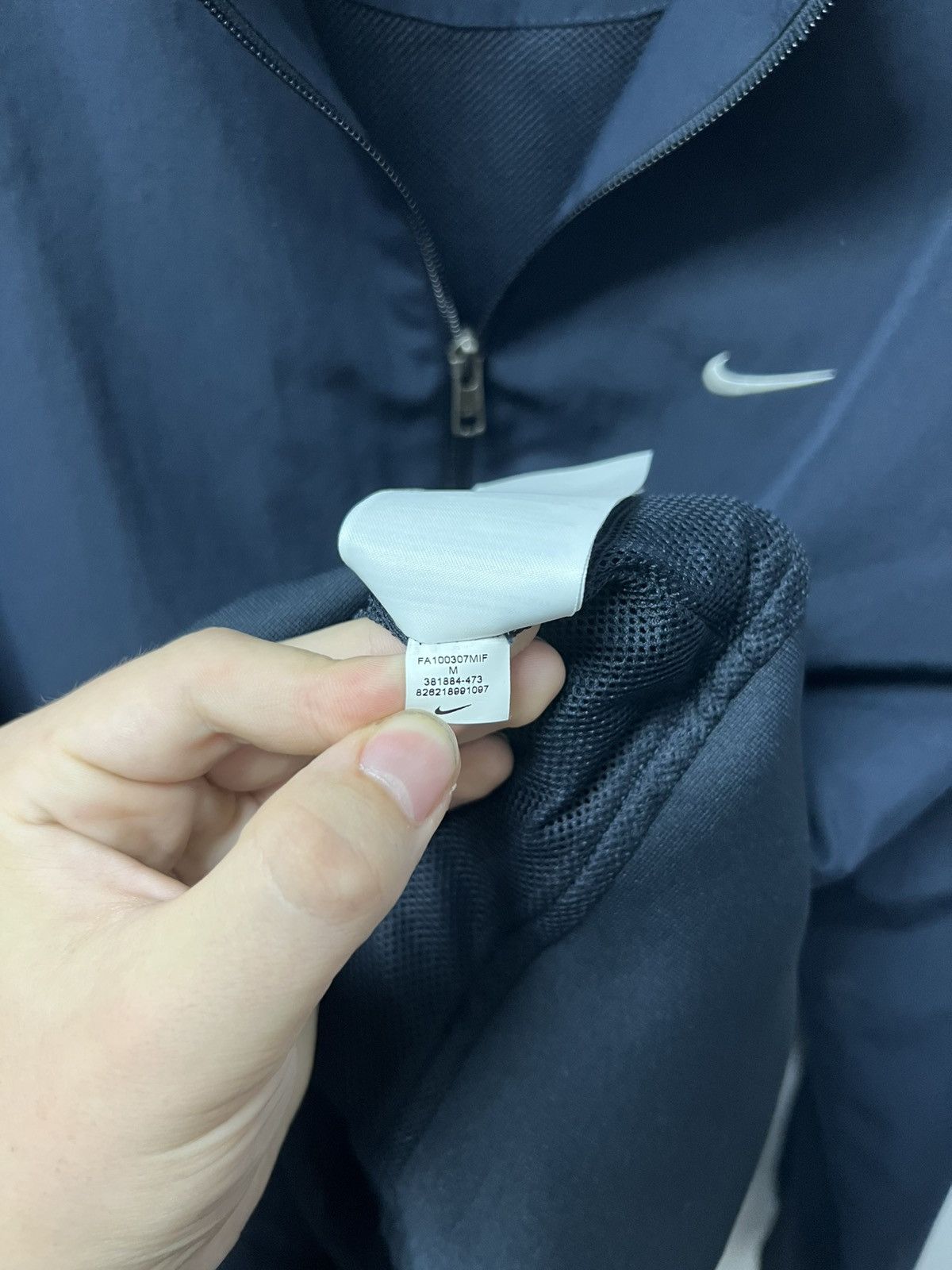 Nike Mens Vintage Nike track jacket nylon swoosh drill y2k rare Size US M / EU 48-50 / 2 - 7 Thumbnail