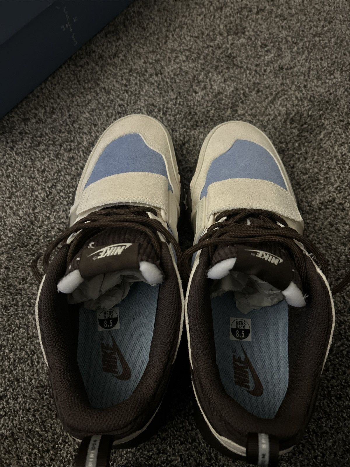 Nike × Travis Scott Travis Scott Cactus Jack Nike Zoom Field Jaxx Leche Blue Size US 8.5 / EU 41-42 - 2 Thumbnail