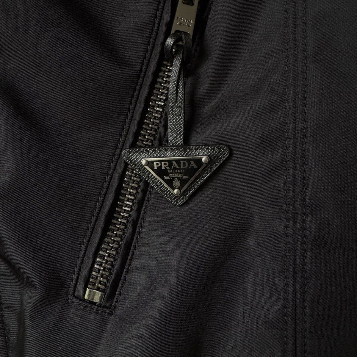 Prada × Raf Simons 1/1 Custom-Made SS22 Prada Re-Nylon Biker Jacket Size US M / EU 48-50 / 2 - 4 Thumbnail