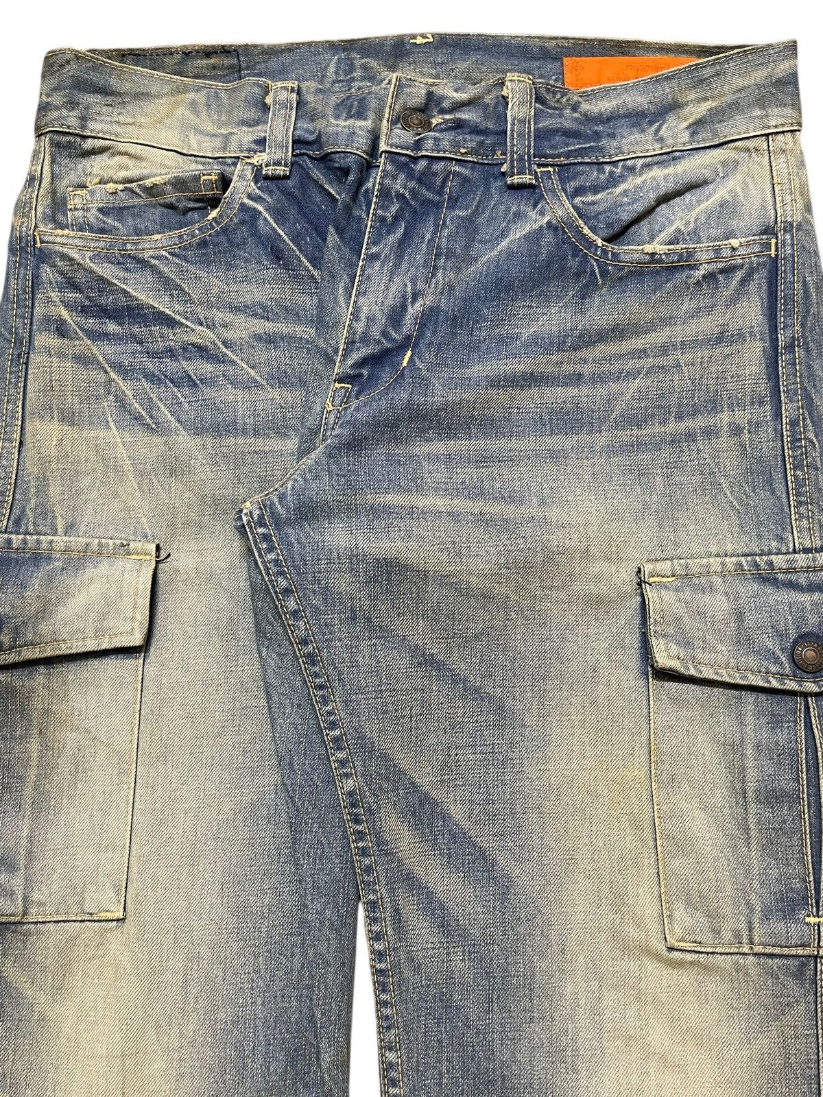 Hysteric Glamour Vintage Japan Gowest Faded Wash Mud Dirty Style Loose Jeans Size US 32 / EU 48 - 4 Thumbnail
