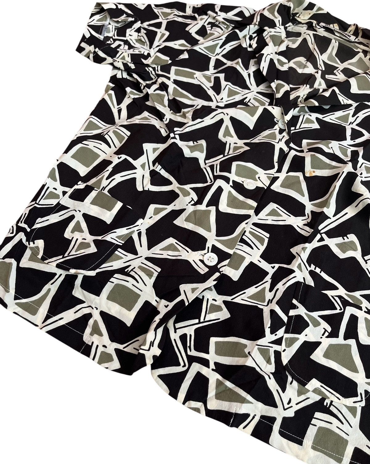 Jil Sander Vintage jil sander abstract flowy silk open collar shirt Size US S / EU 44-46 / 1 - 4 Thumbnail