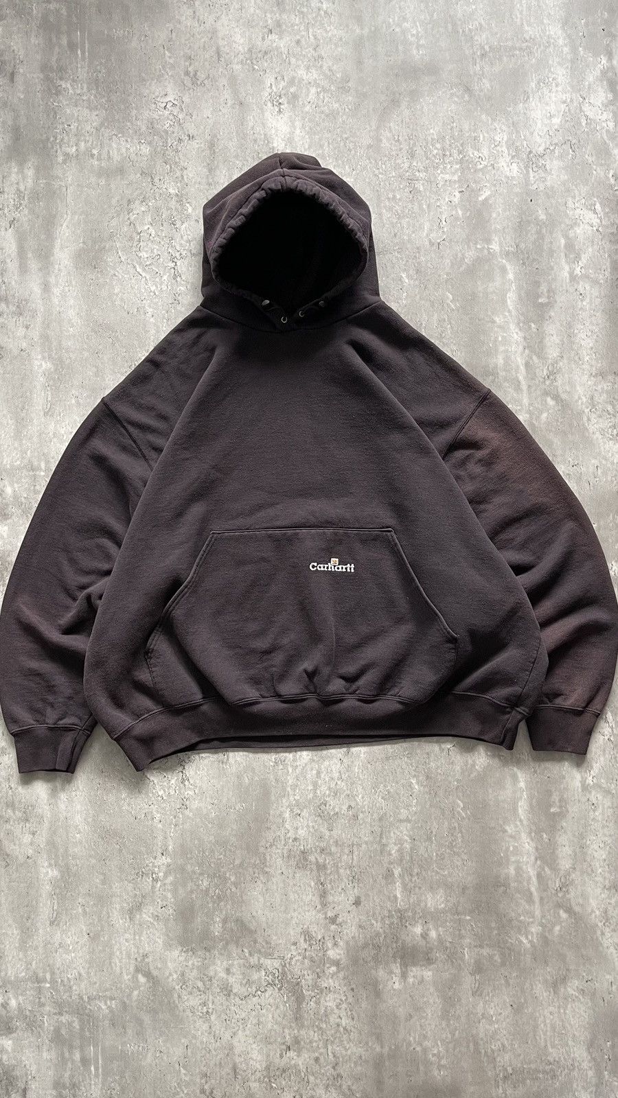 Carhartt × Vintage VINTAGE 1990S FADED CARHARTT HOODIE Size US XXL / EU 58 / 5 - 3 Thumbnail