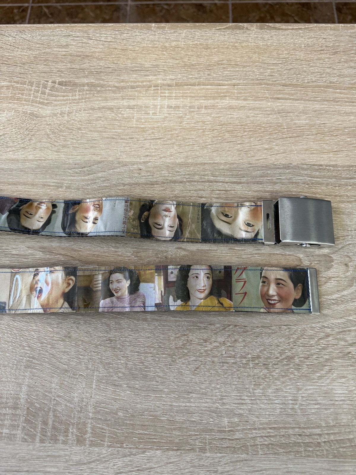Japanese Brand 🇯🇵 Vintage 90s Geisha Japan Belt Sakura Kyoto Oriental Tokyo Size ONE SIZE - 4 Thumbnail