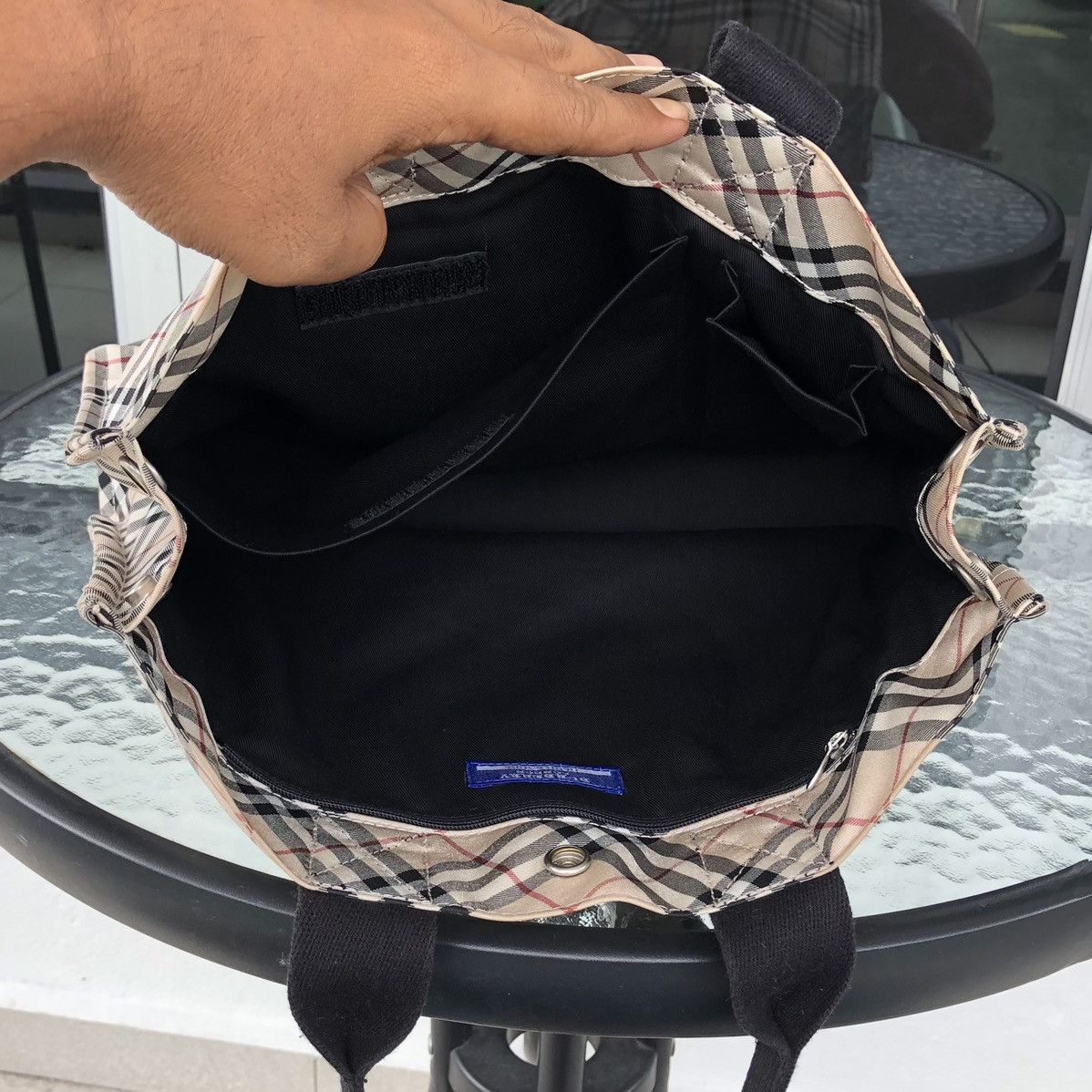 Burberry Burberry London Blue Label Nova Check Handbag / Tote Bag Size ONE SIZE - 11 Thumbnail