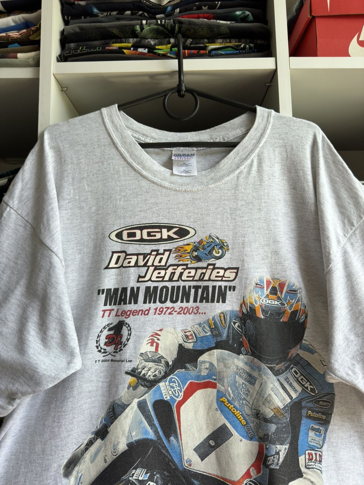 Honda Vintage 2003 David Jefferies Suzuki Racing T Shirt Size US XL / EU 56 / 4 - 3 Thumbnail