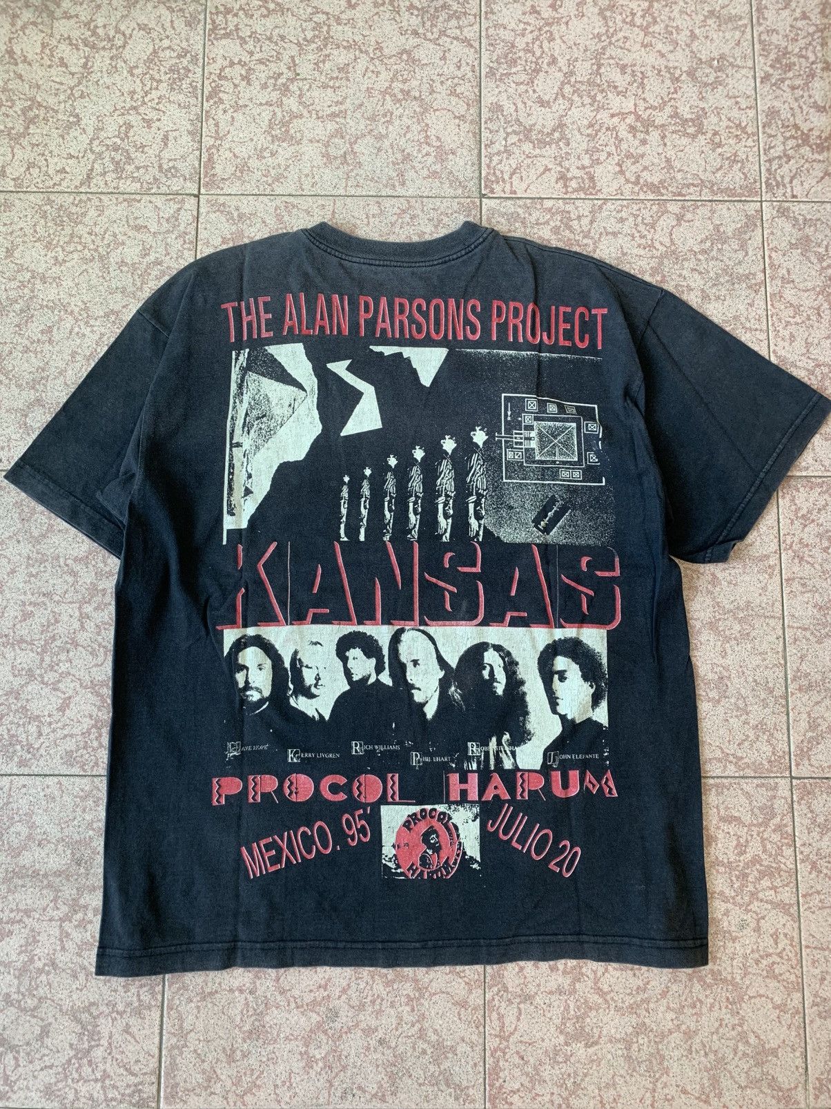 Vintage Vintage Alan Parson Project KANSAS Procol Harum tour tee Size US XL / EU 56 / 4 - 6 Thumbnail