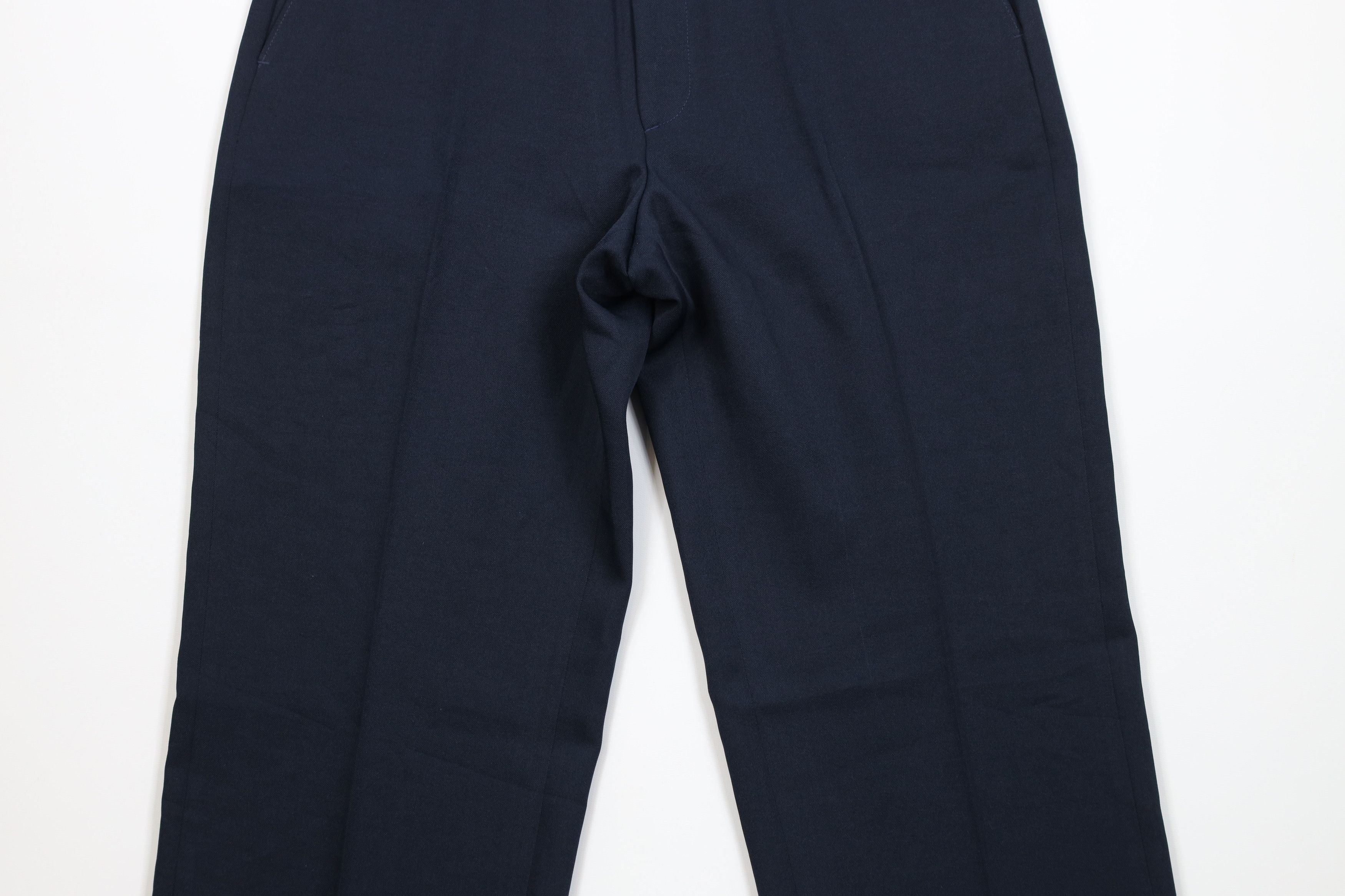Levi's Deadstock Vintage 90s Levis Wide Leg Chino Pants Navy Blue Size US 36 / EU 52 - 3 Thumbnail