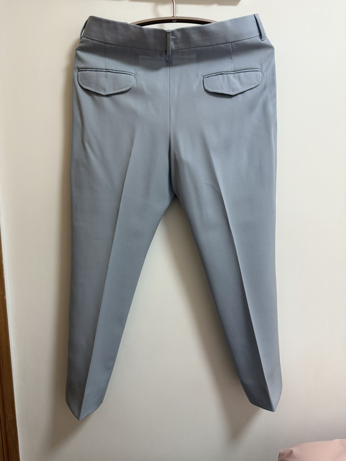 Louis Vuitton Louis Vuitton light blue wool tailored pants 38 Size 38R - 3 Thumbnail