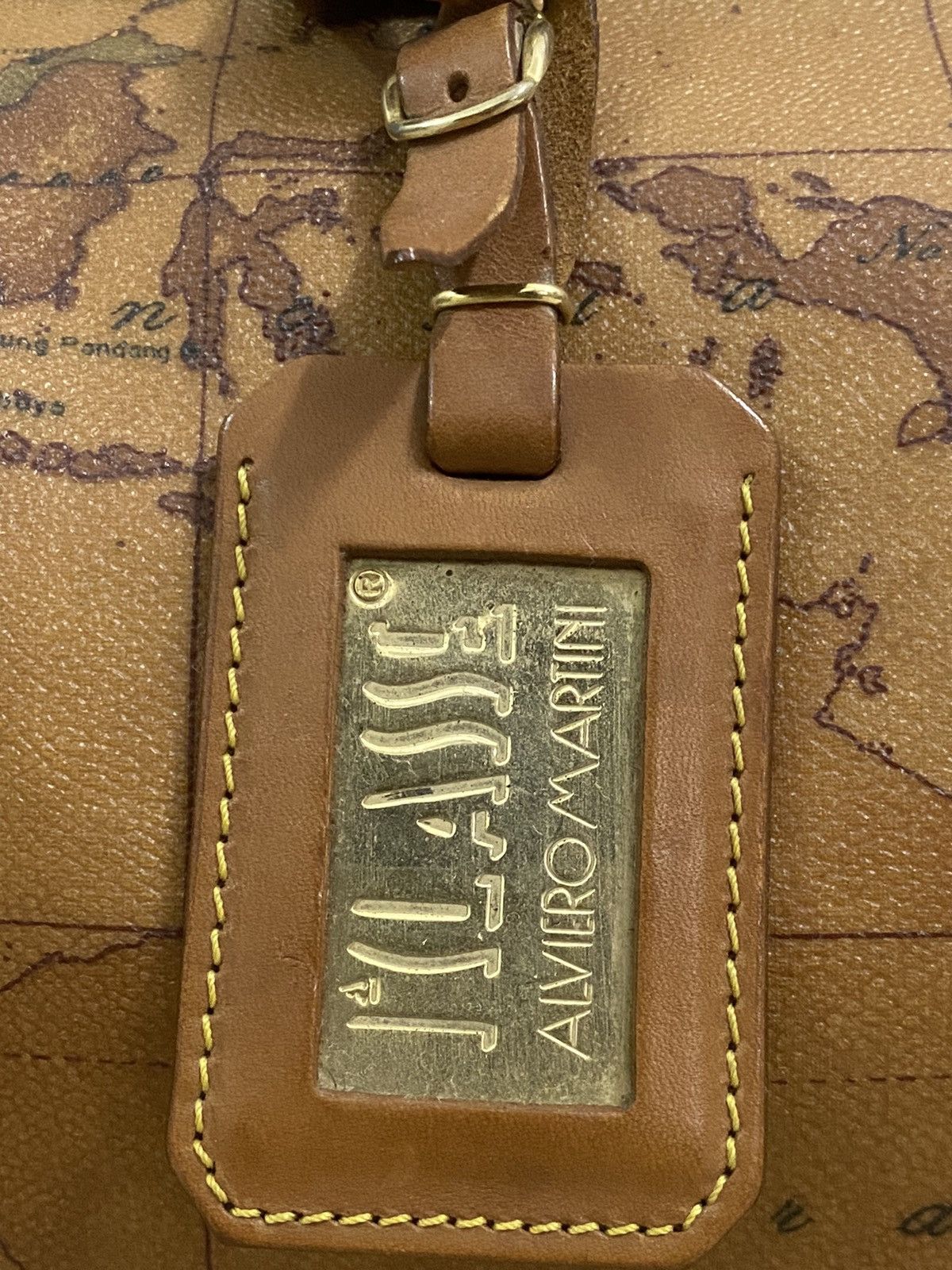 Alviero Martini Vintage Alviero Martini Geo Map Boston Bag Size ONE SIZE - 9 Thumbnail