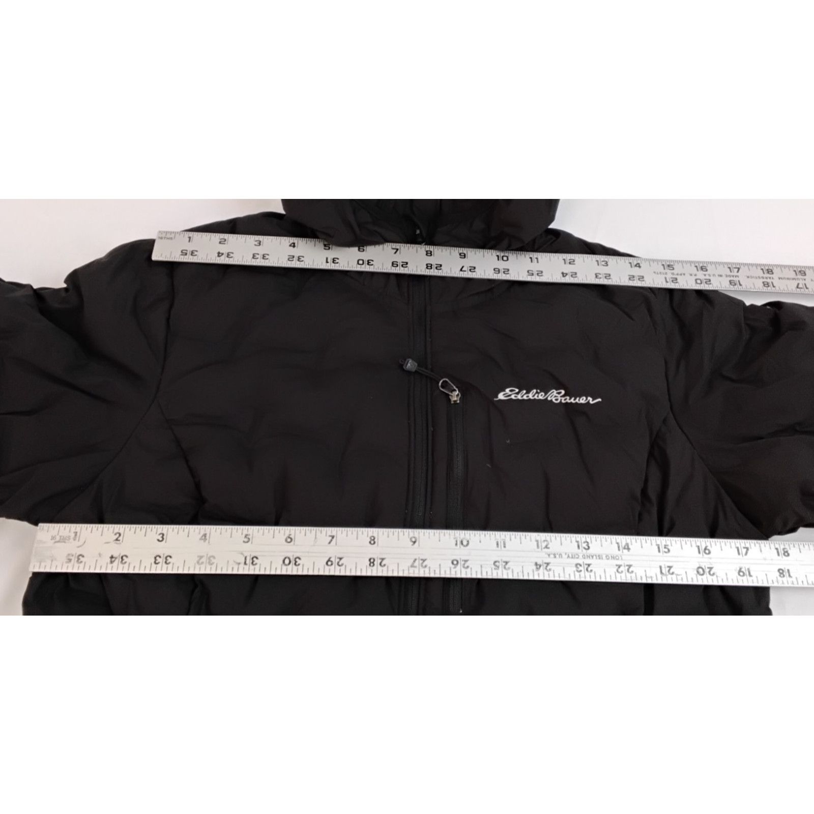 Eddie Bauer Eddie Bauer Down Jacket Women's Small Black Full Zip Hooded Size S / US 4 / IT 40 - 9 Thumbnail