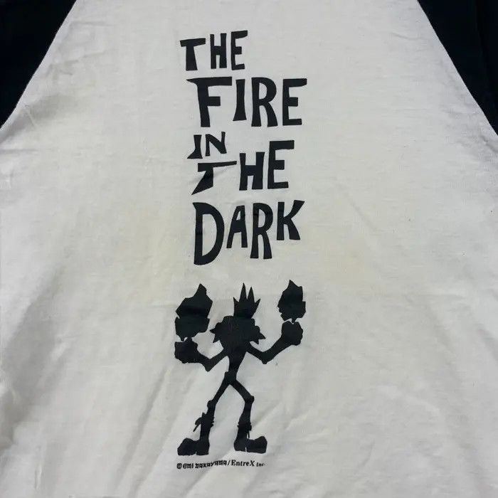 Vintage MISCHIEVOUS EMI NAKAYAMA Fire In The Dark Tee Shirt Size US M / EU 48-50 / 2 - 6 Thumbnail