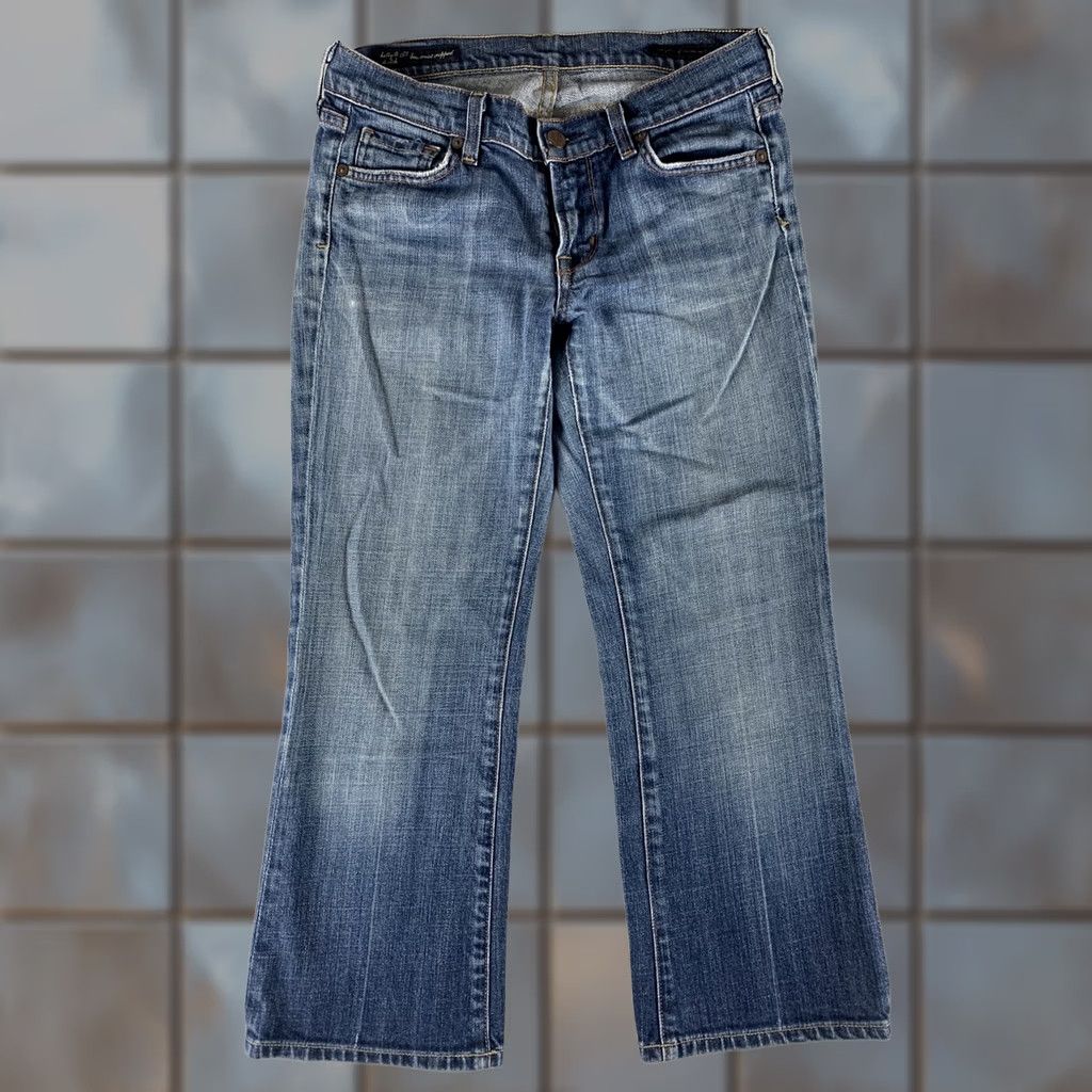 Citizens Of Humanity Citizens of Humanity Jeans Womens 27 Blue Stretch Low Waist Cropped 30X23 Size 27" / US 4 / IT 40 - 1 Thumbnail